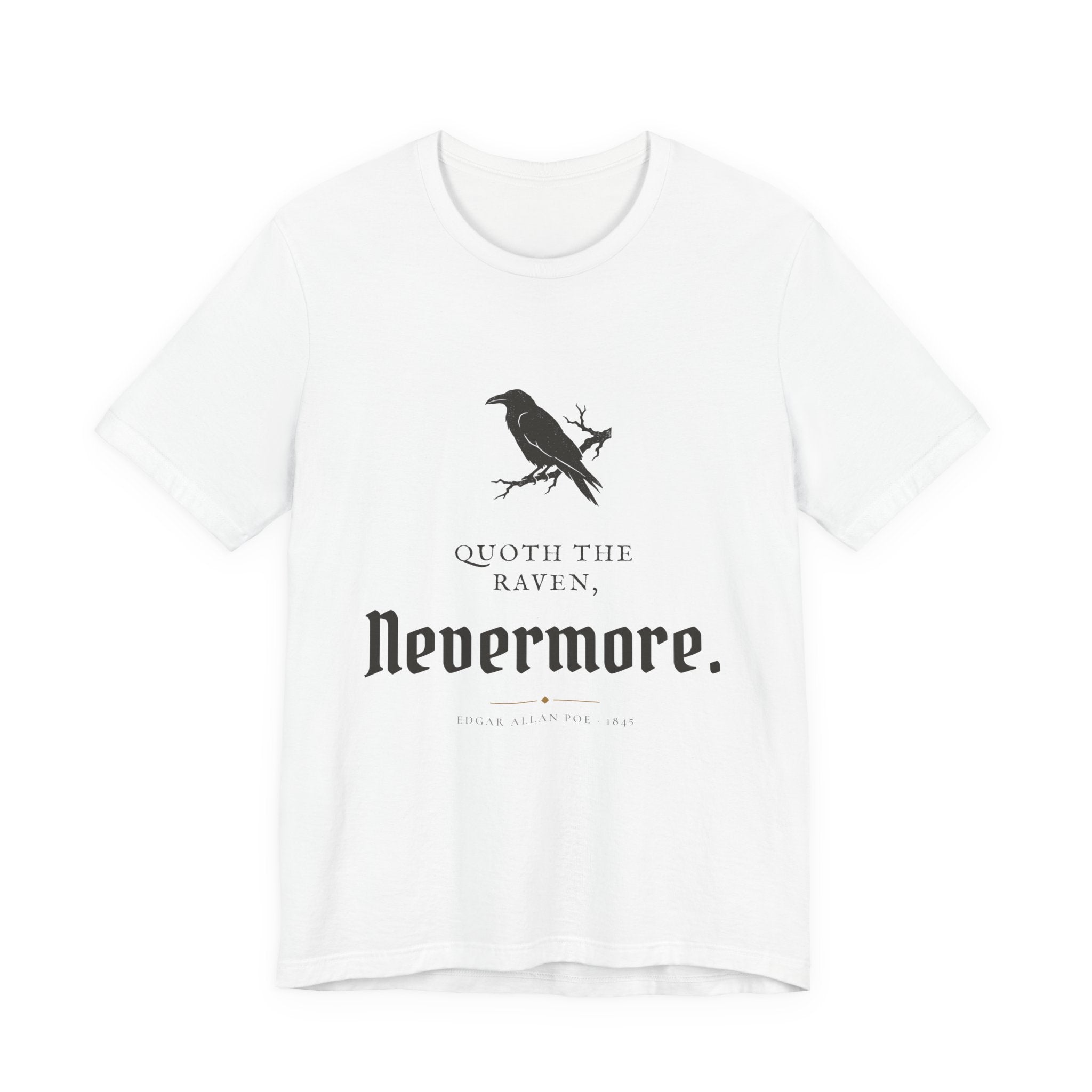 Dark Academia — Edgar Allan Poe Nevermore tee