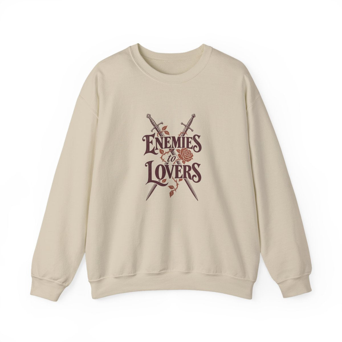 Enemies to Lovers — Swords & Rose Crewneck Sweatshirt