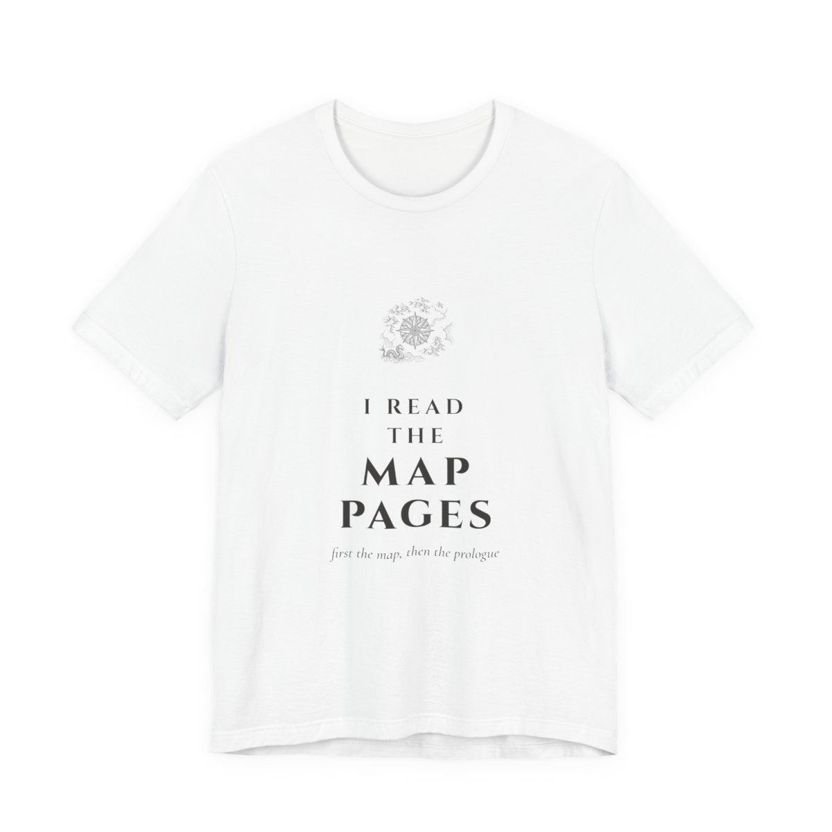 Fantasy & Beyond — I Read the Map Pages tee