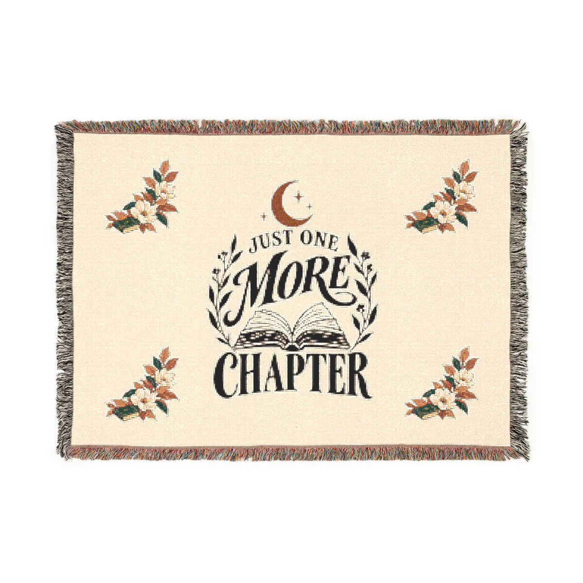 Just One More Chapter Woven Blanket