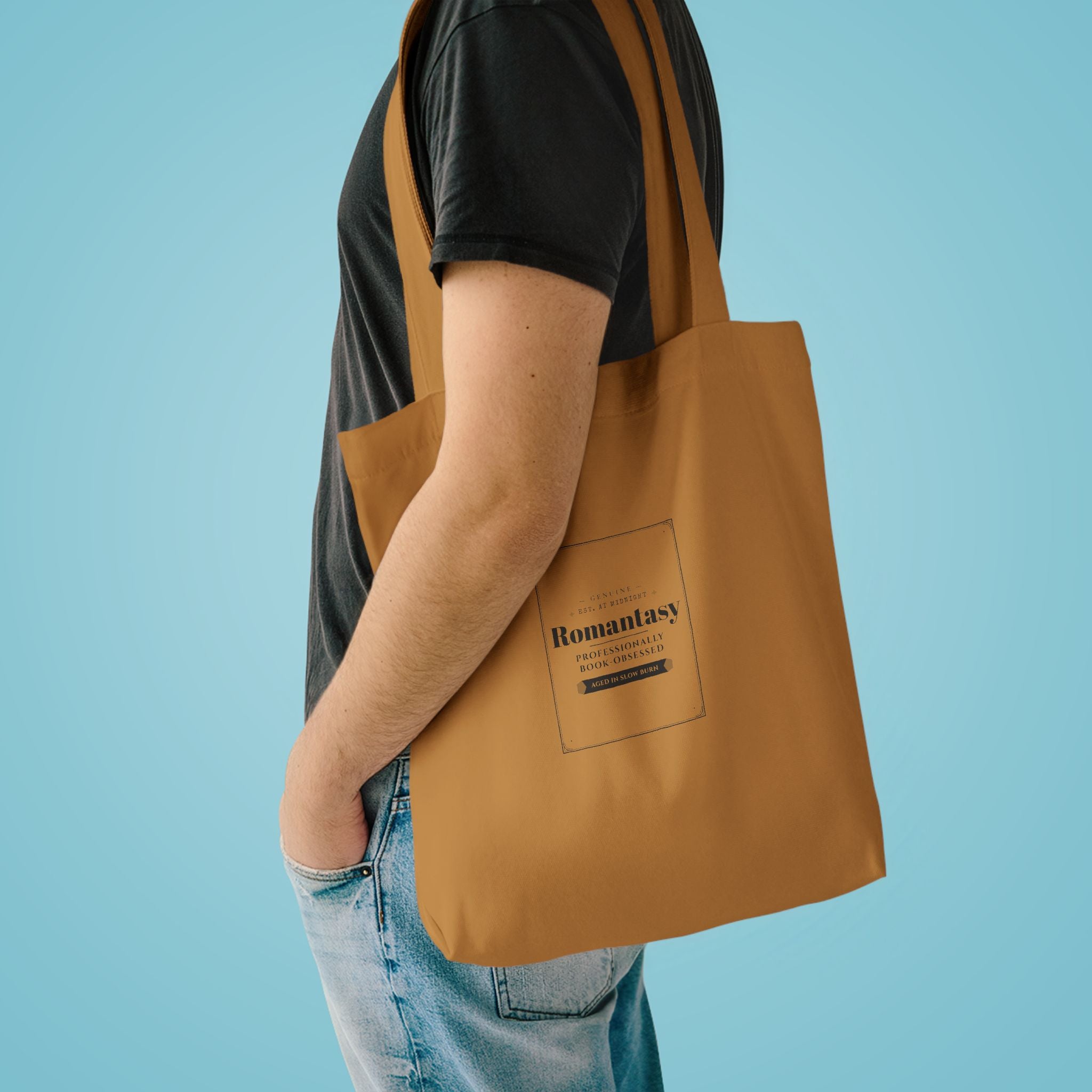 Romantasy Vintage Label Canvas Tote Bag