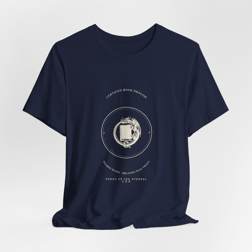 Certified Book Dragon Vintage Crest T-Shirt