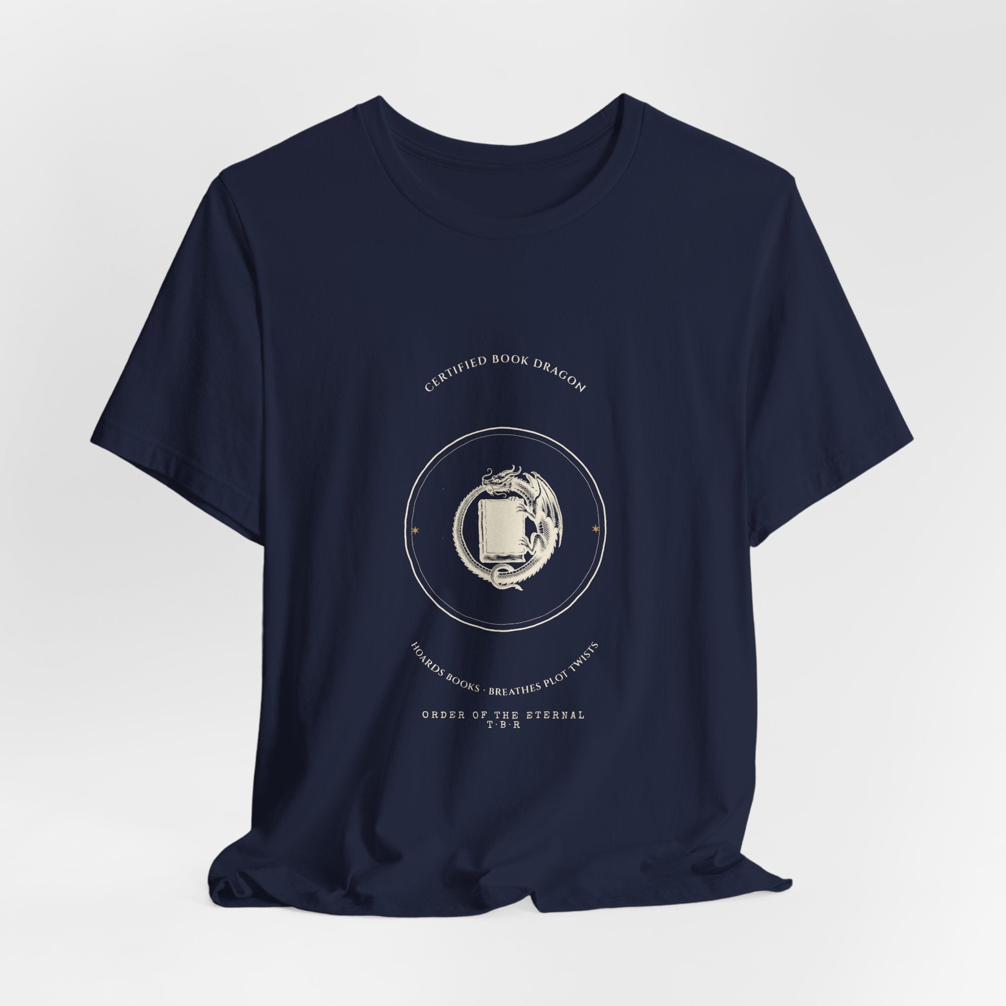 Certified Book Dragon Vintage Crest T-Shirt