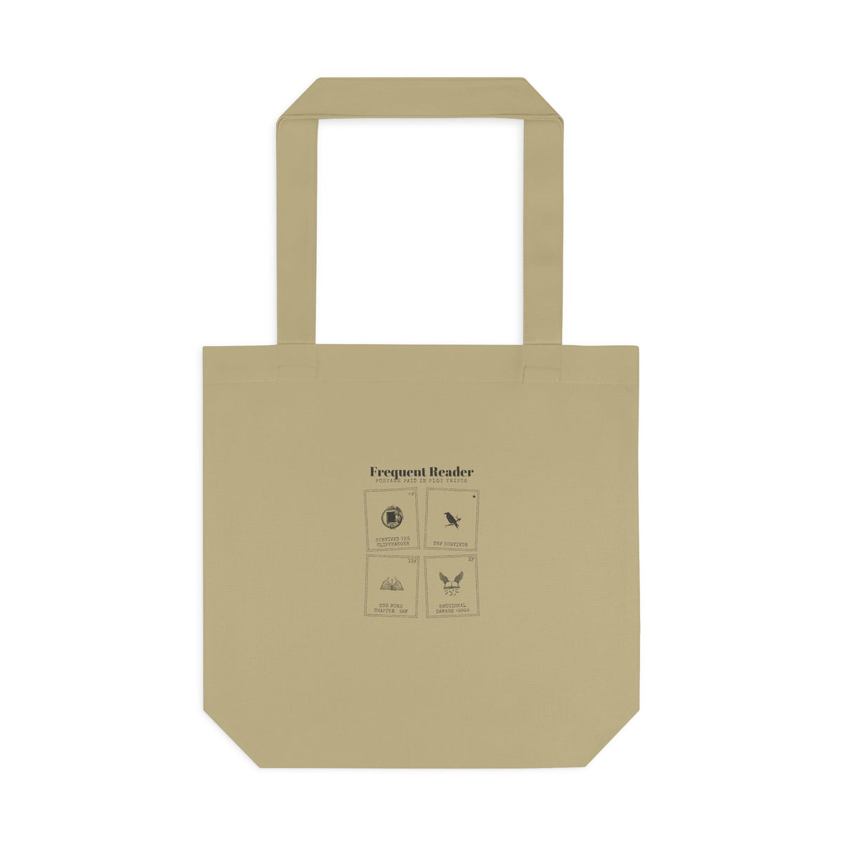 Frequent Reader Postage Stamp Canvas Tote