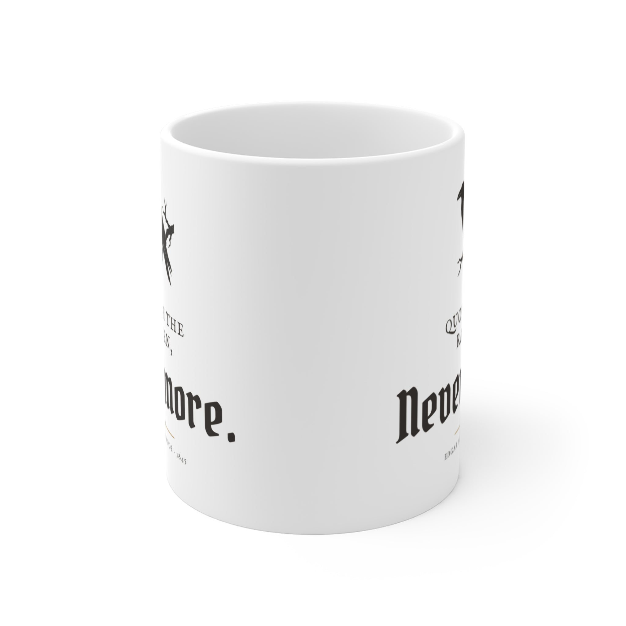 Edgar Allan Poe Nevermore Raven Mug