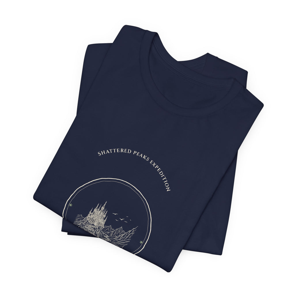 Shattered Peaks Expedition Fantasy Badge T-Shirt
