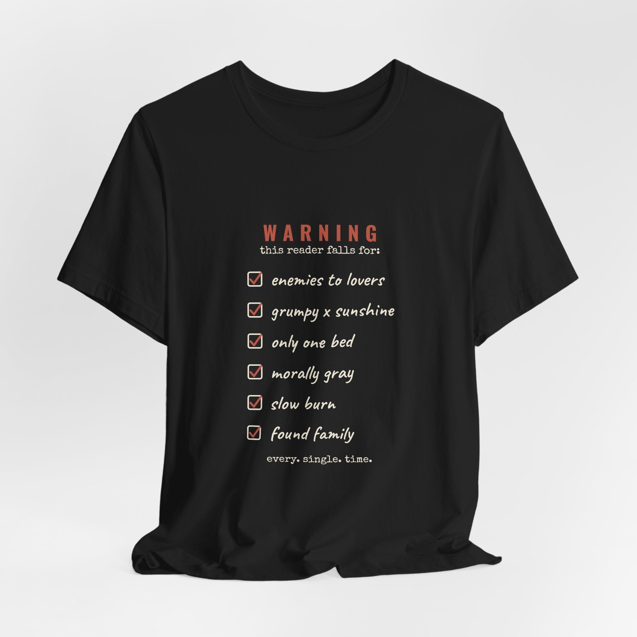 Romance Trope Checklist T-Shirt