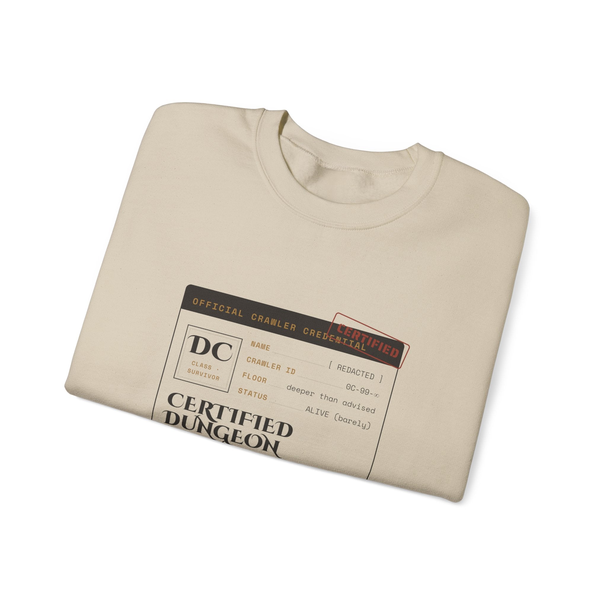 Certified Dungeon Crawler Sweatshirt