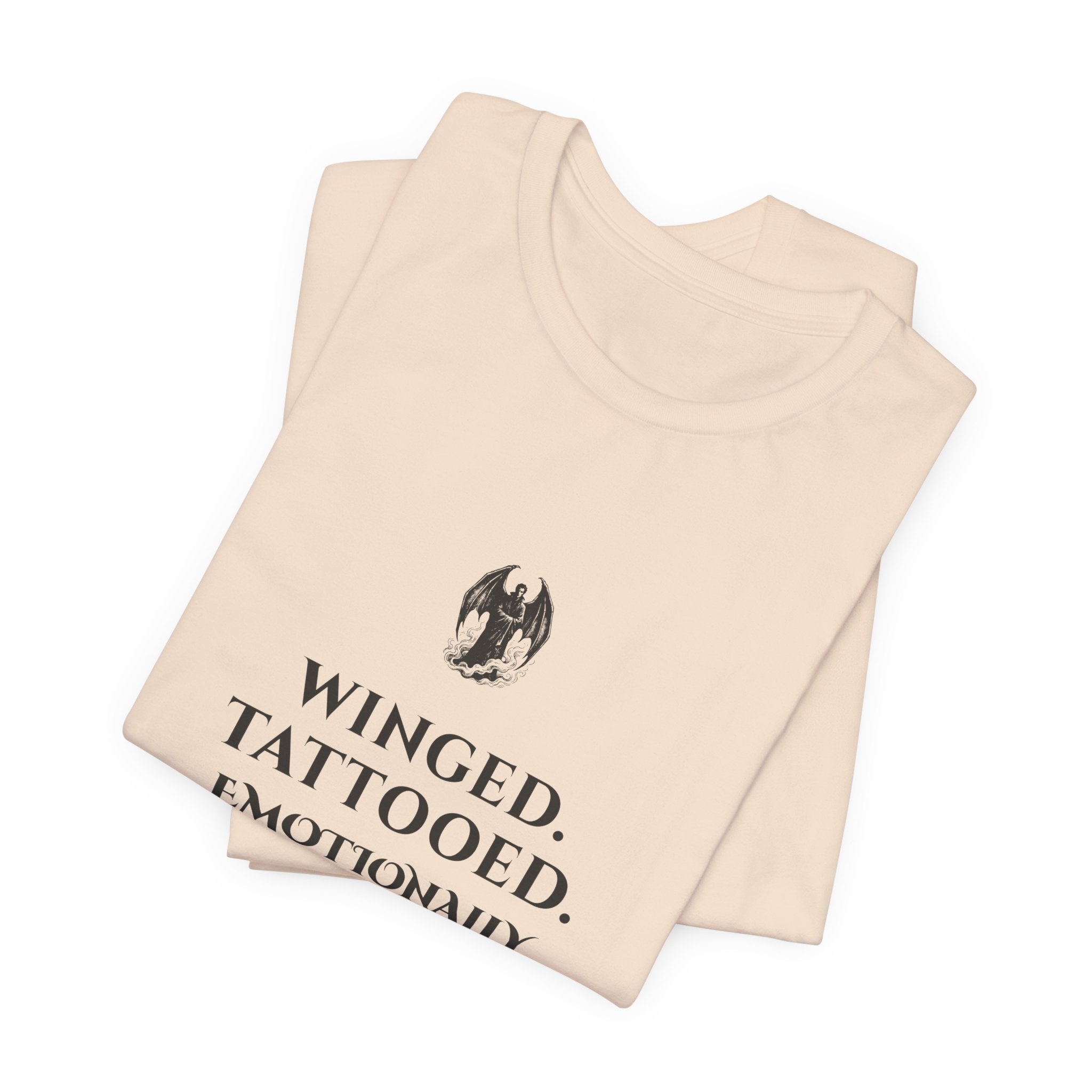 Winged Tattooed Emotionally Unavailable T-Shirt