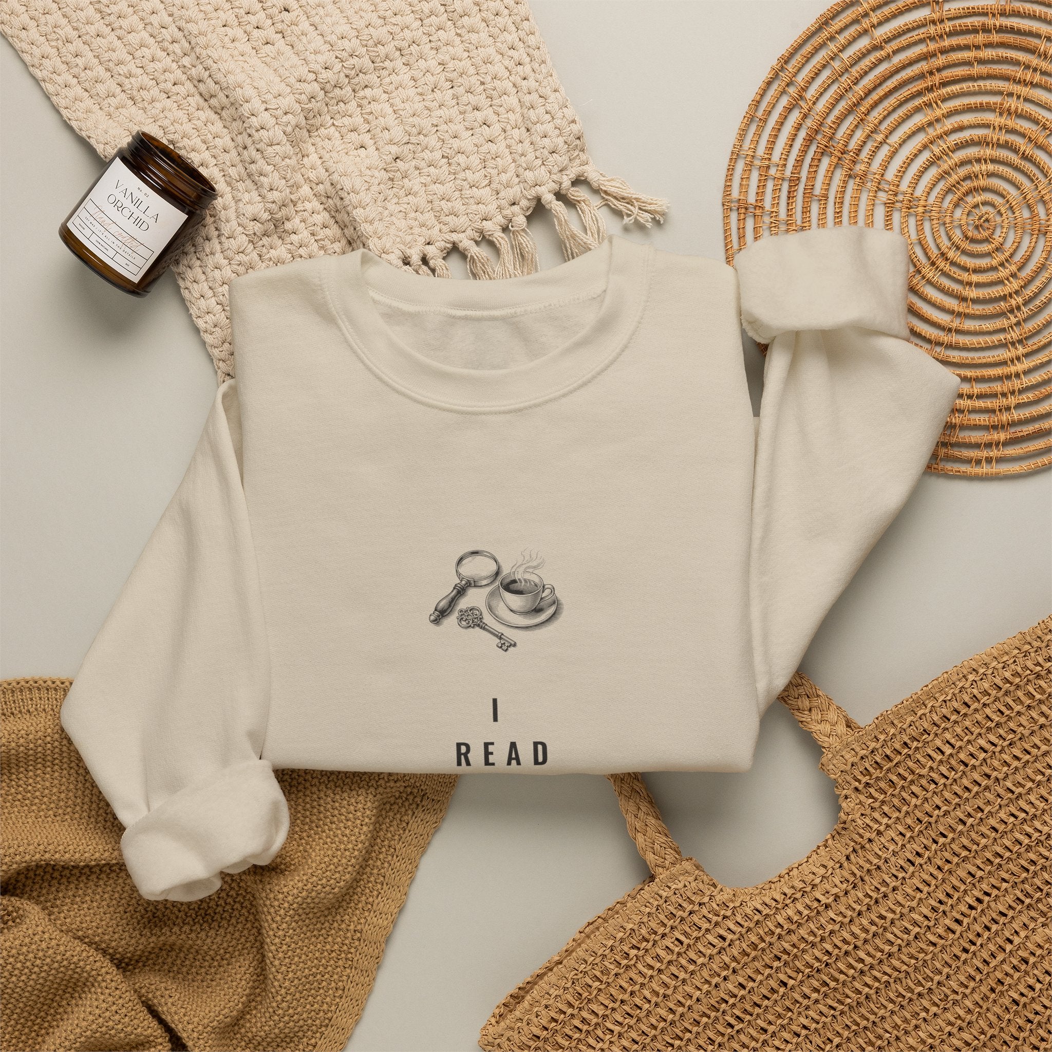 I Read Murder Mysteries to Relax Sweatshirt