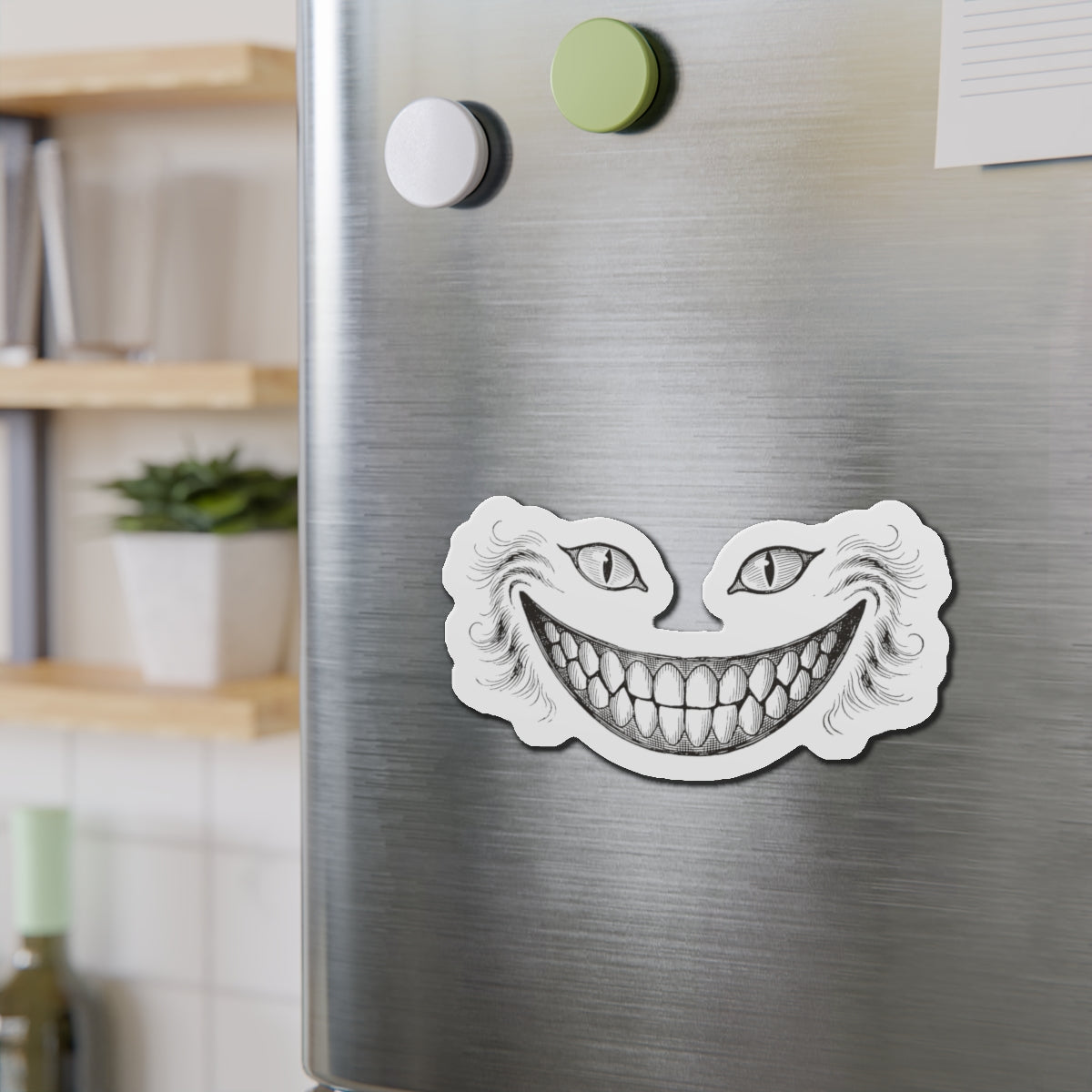Cheshire Cat Die-Cut Magnet