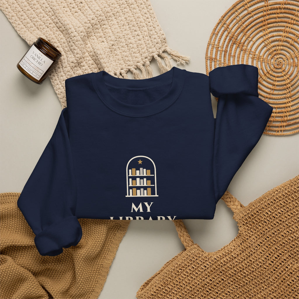 Shakespeare My Library Was Dukedom Large Enough Sweatshirt
