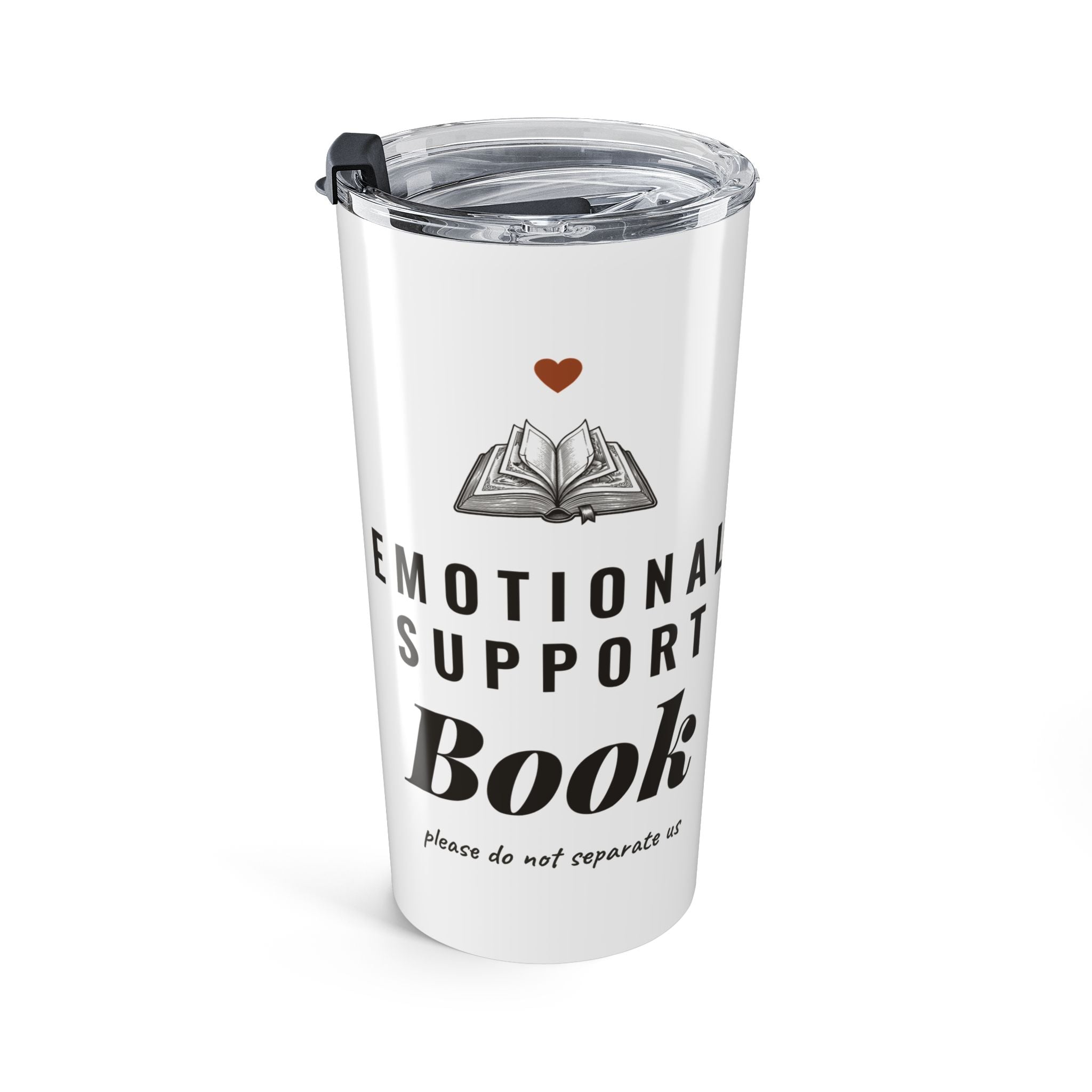 Emotional Support Book Skinny Tumbler