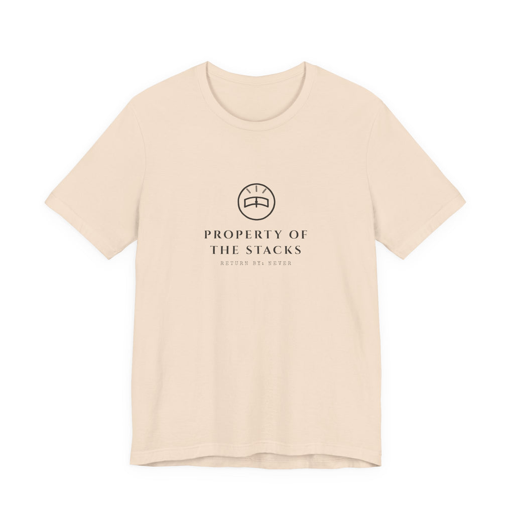 Property of the Stacks Minimalist Reader Sigil T-Shirt