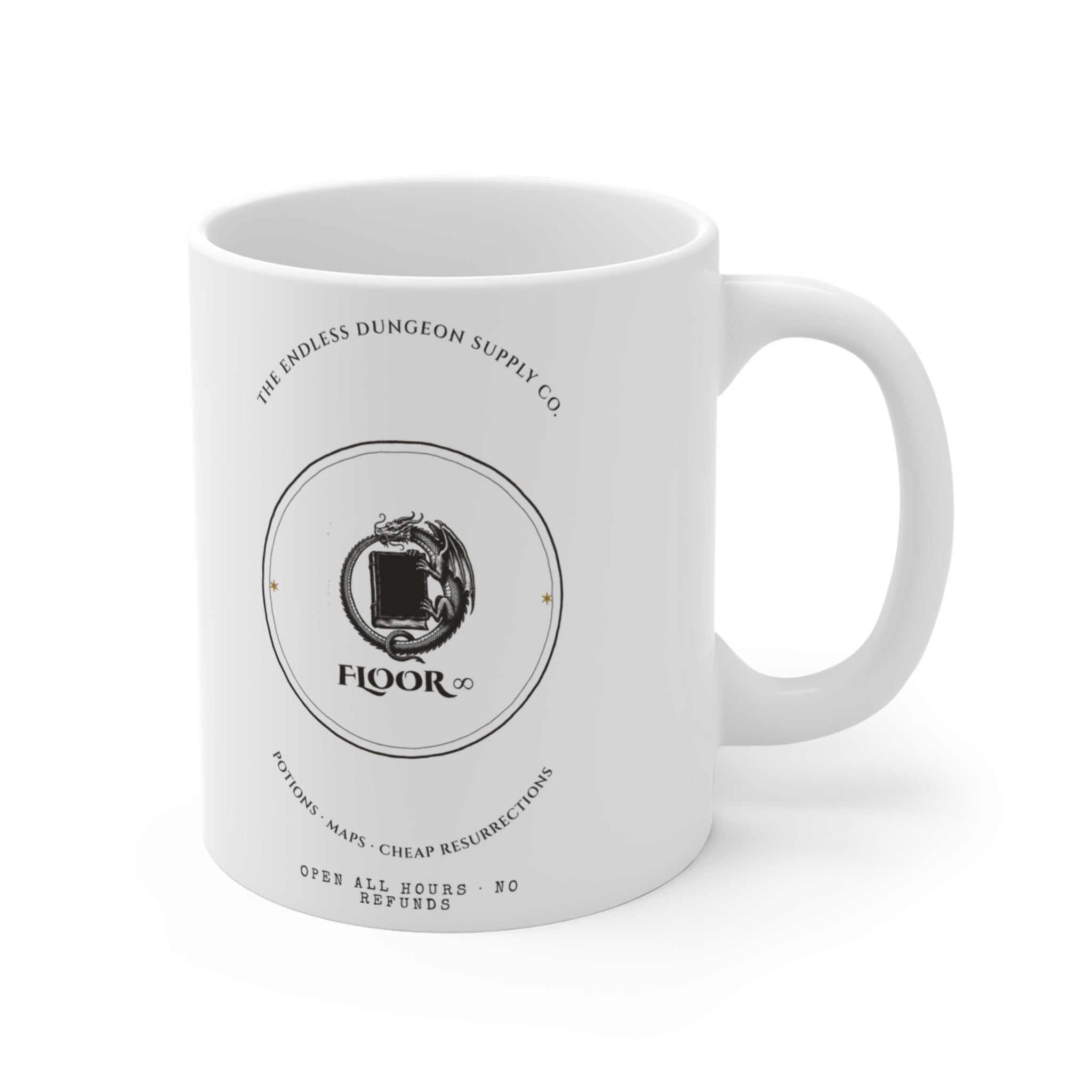 The Endless Dungeon Supply Co. Vintage Emblem Mug