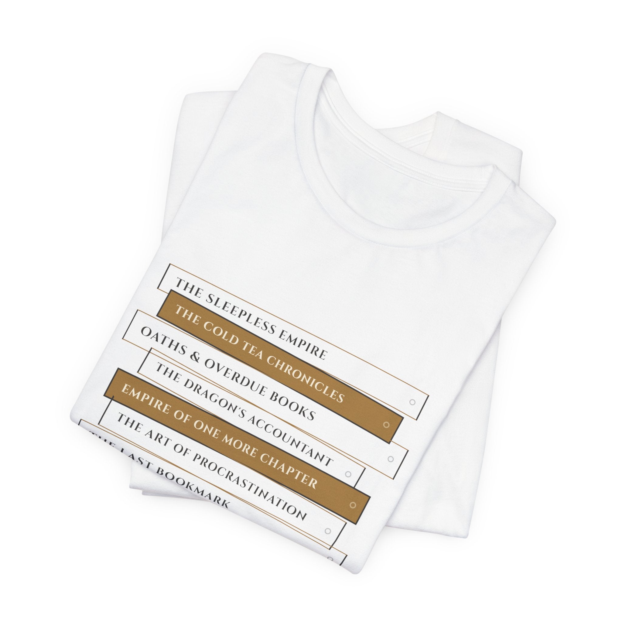 Fantasy Book Spine Stack T-Shirt