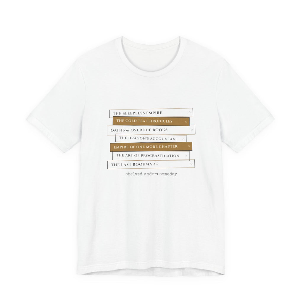 Fantasy Book Spine Stack T-Shirt