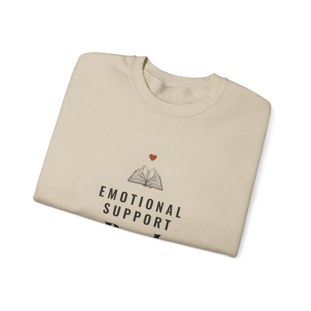 Emotional Support Book Sweatshirt