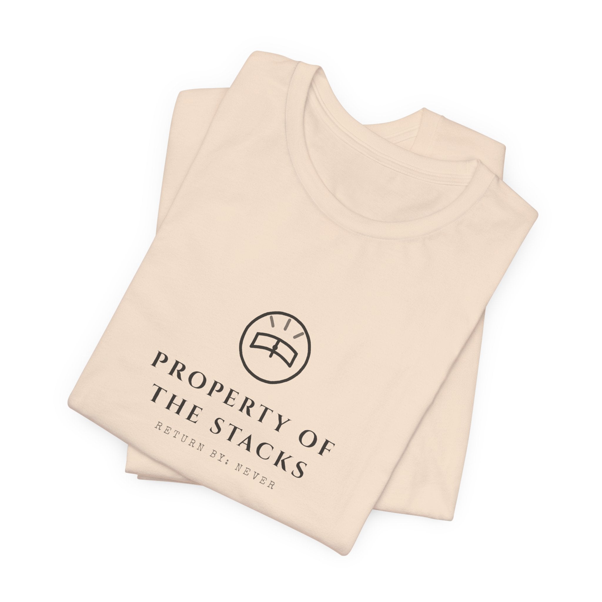 Property of the Stacks Minimalist Reader Sigil T-Shirt