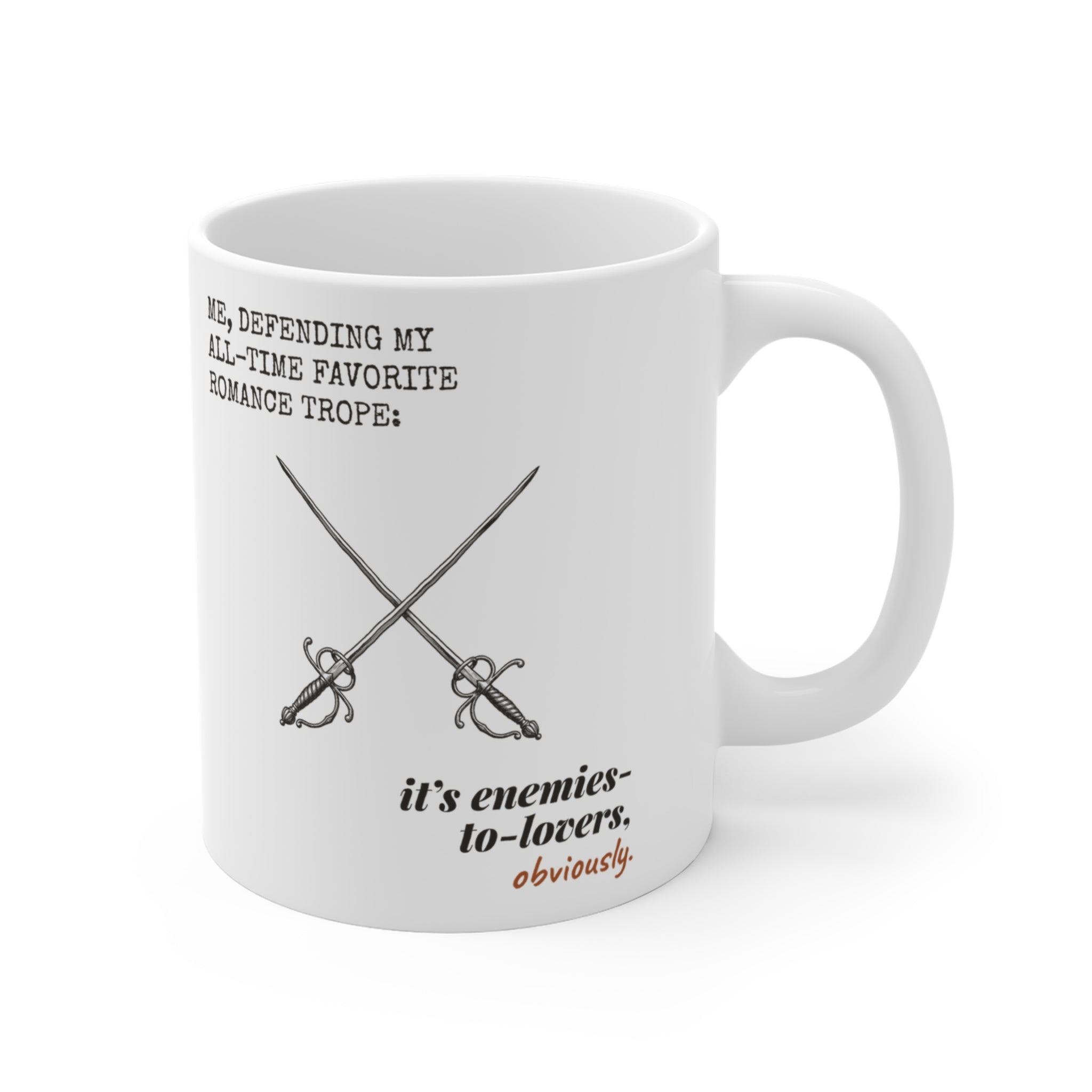 Defending My Favorite Trope Enemies to Lovers Mug