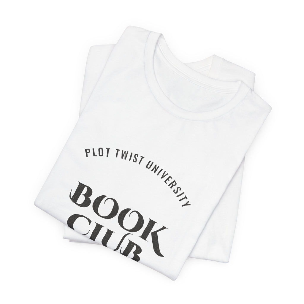 Plot Twist University Book Club Varsity T-Shirt