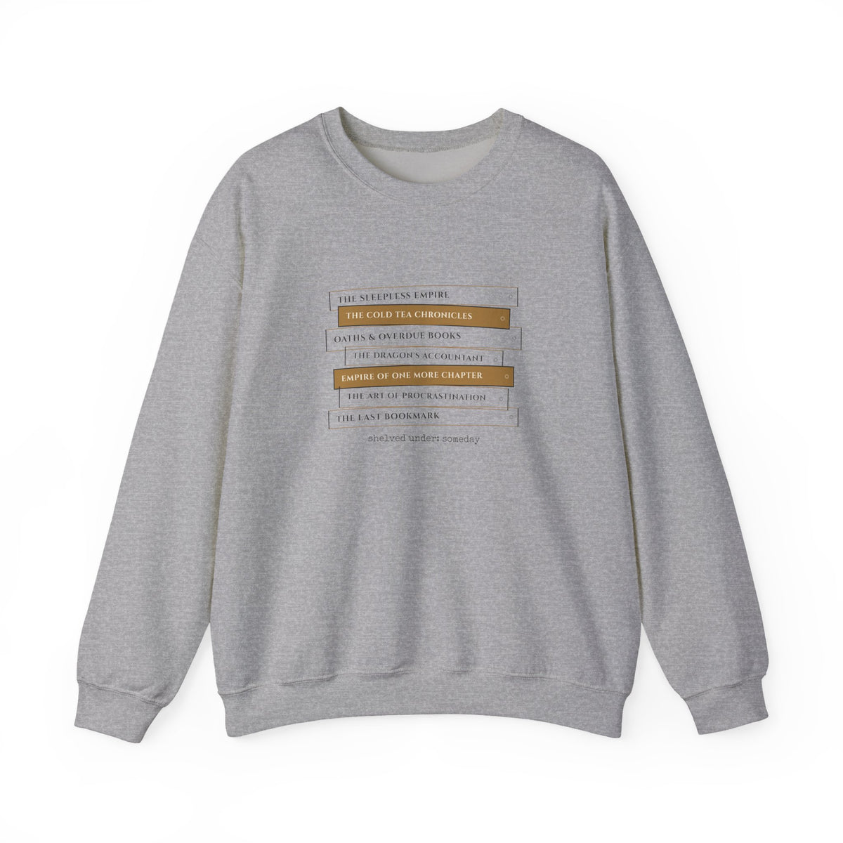 Fantasy Book Spine Stack Sweatshirt
