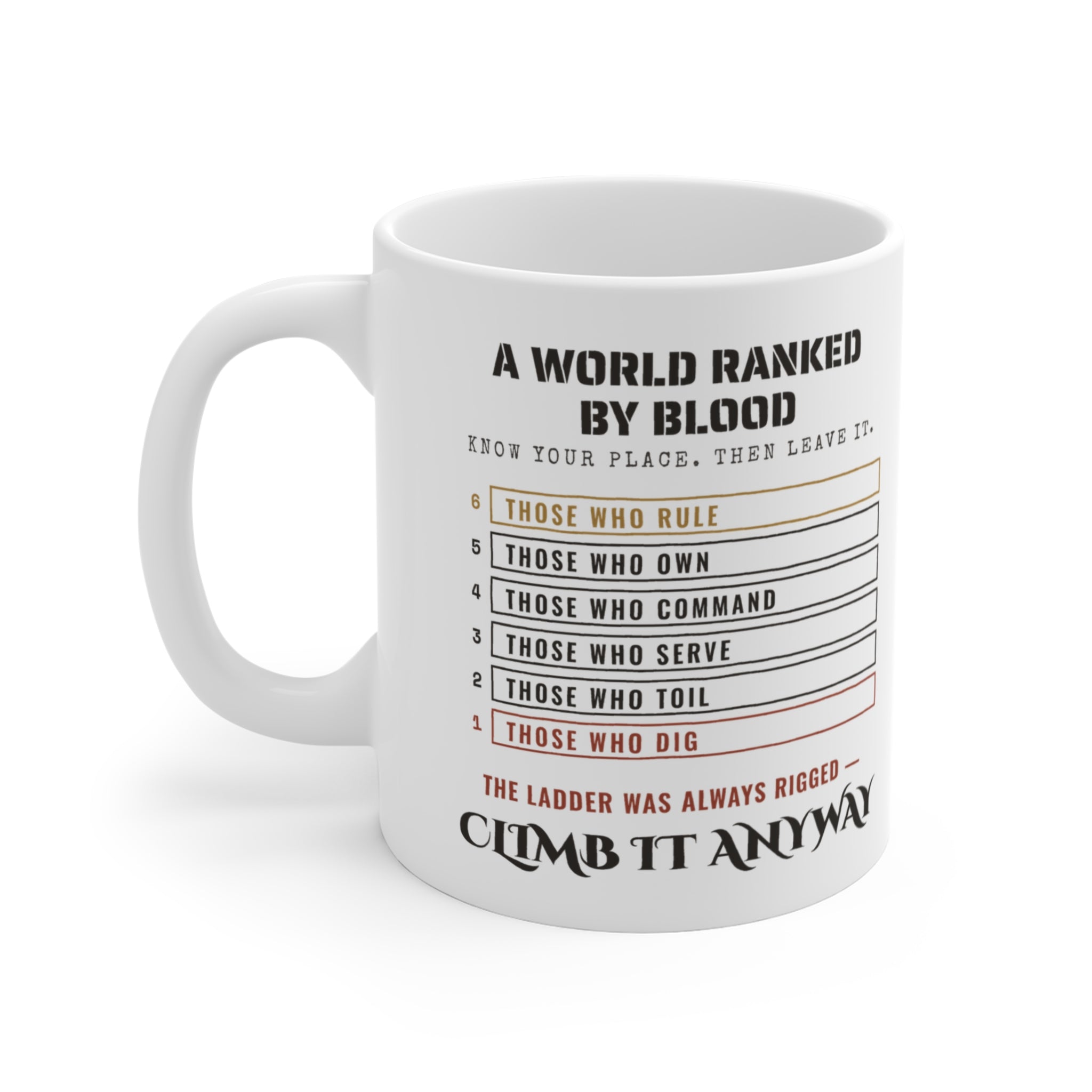 A World Ranked by Blood Mug