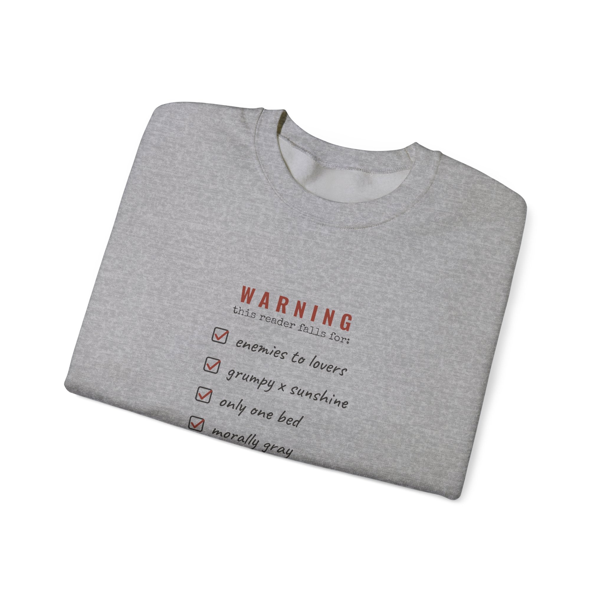 Romance Trope Checklist Sweatshirt