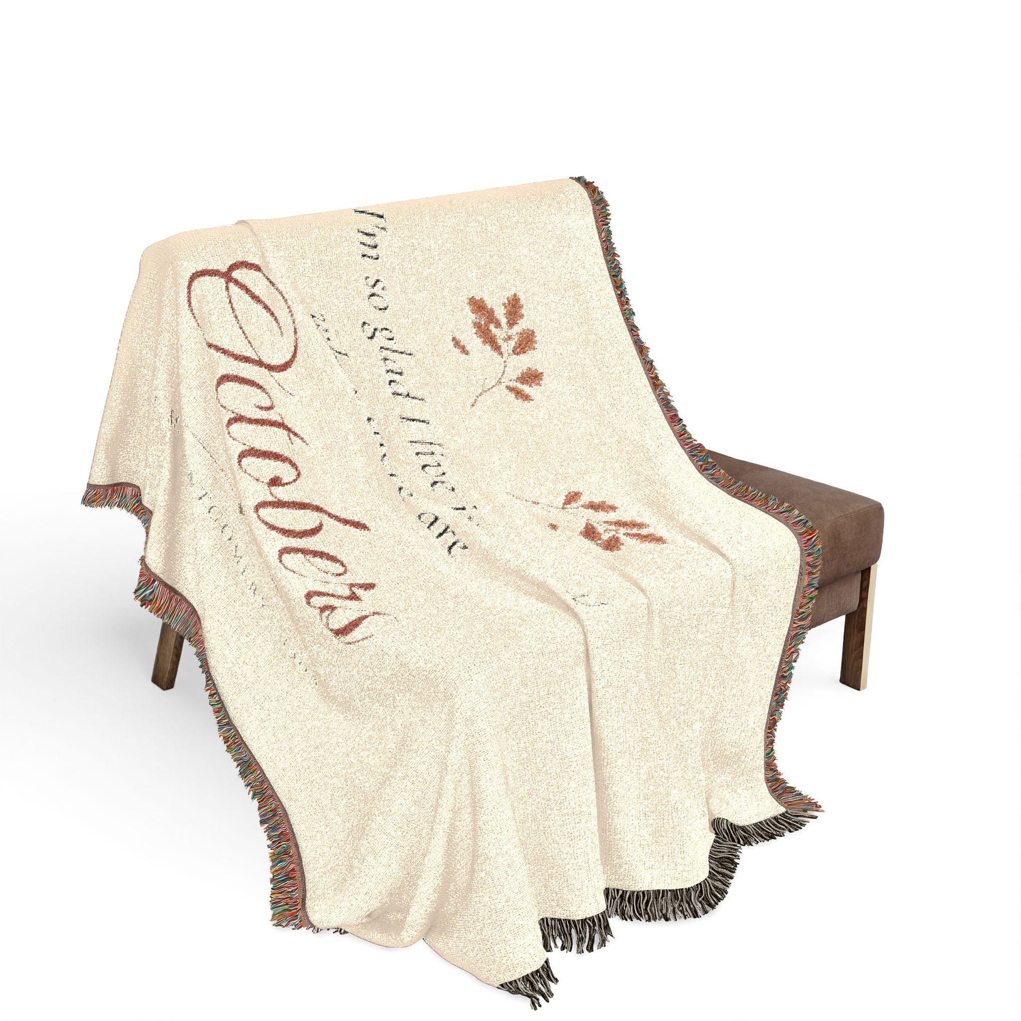 Anne of Green Gables World Where There Are Octobers Woven Blanket