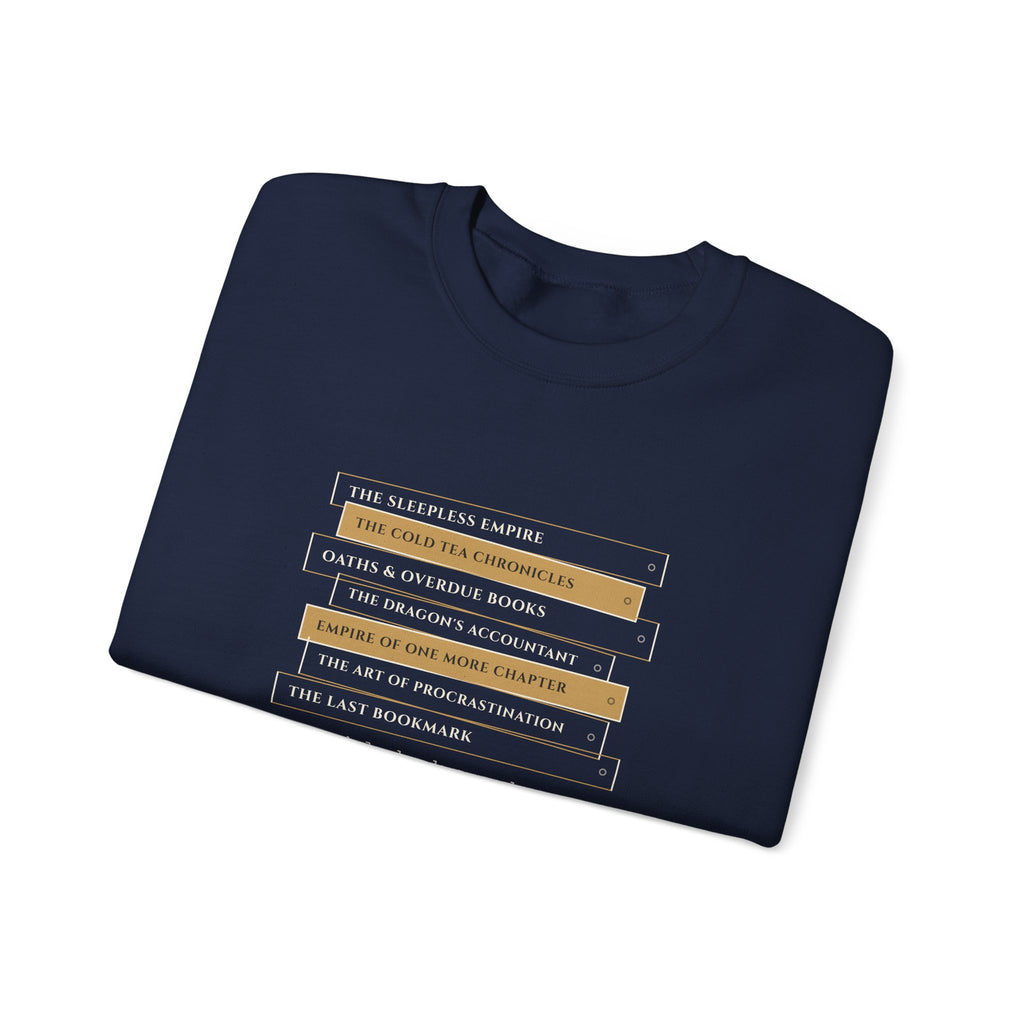 Fantasy Book Spine Stack Sweatshirt