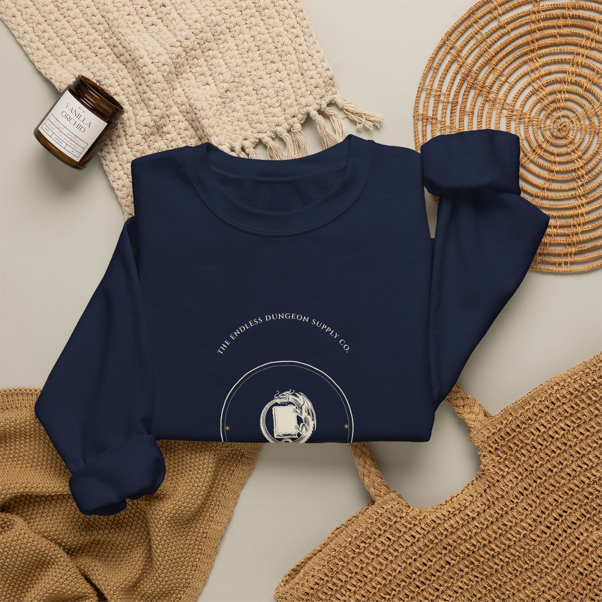 The Endless Dungeon Supply Co. Vintage Emblem Sweatshirt
