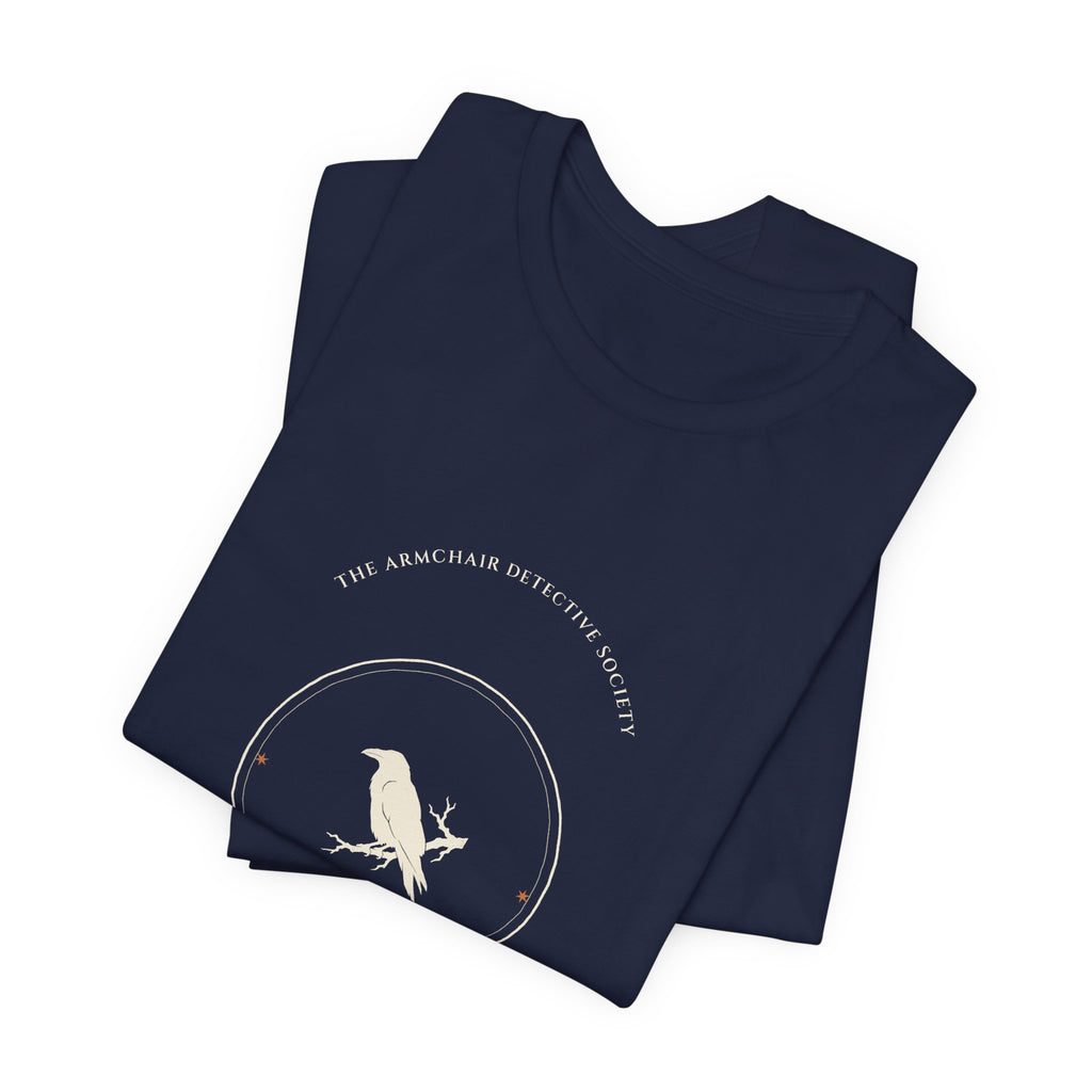 The Armchair Detective Society Mystery Crest T-Shirt