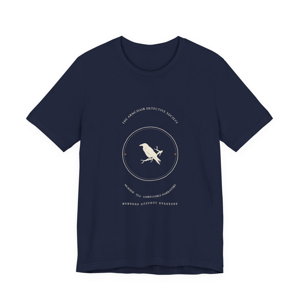 The Armchair Detective Society Mystery Crest T-Shirt
