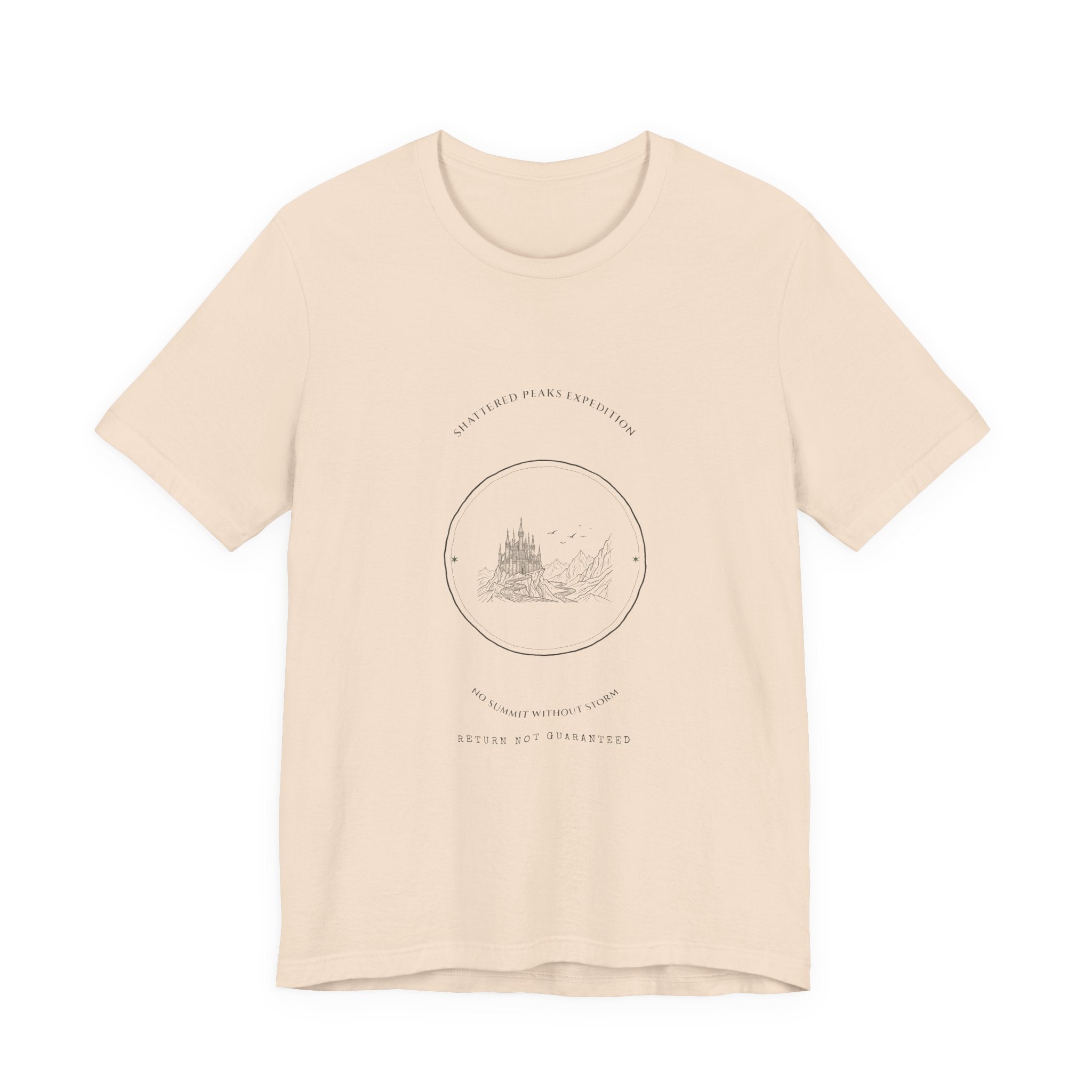 Shattered Peaks Expedition Fantasy Badge T-Shirt