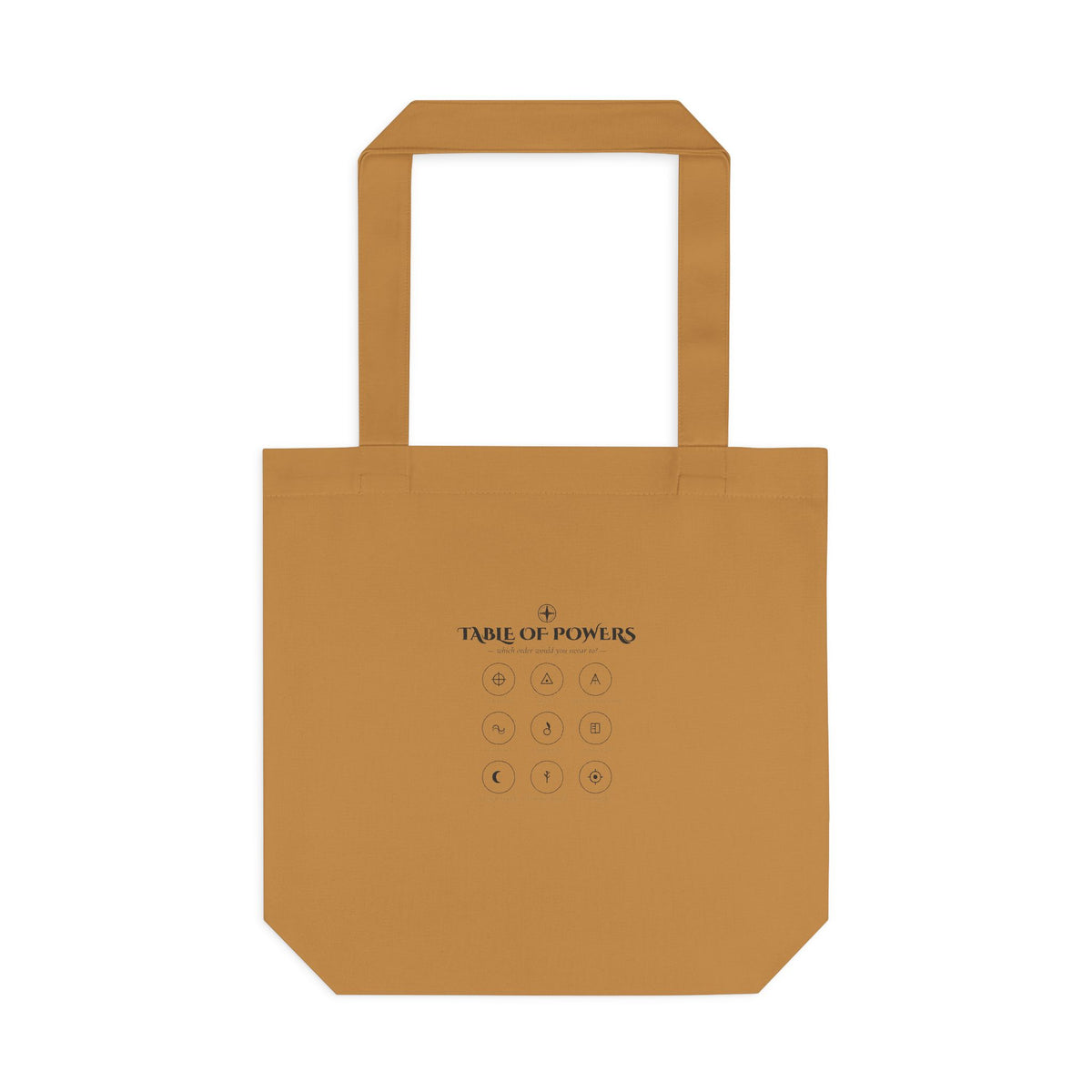 Table of Powers Fantasy Sigil Canvas Tote