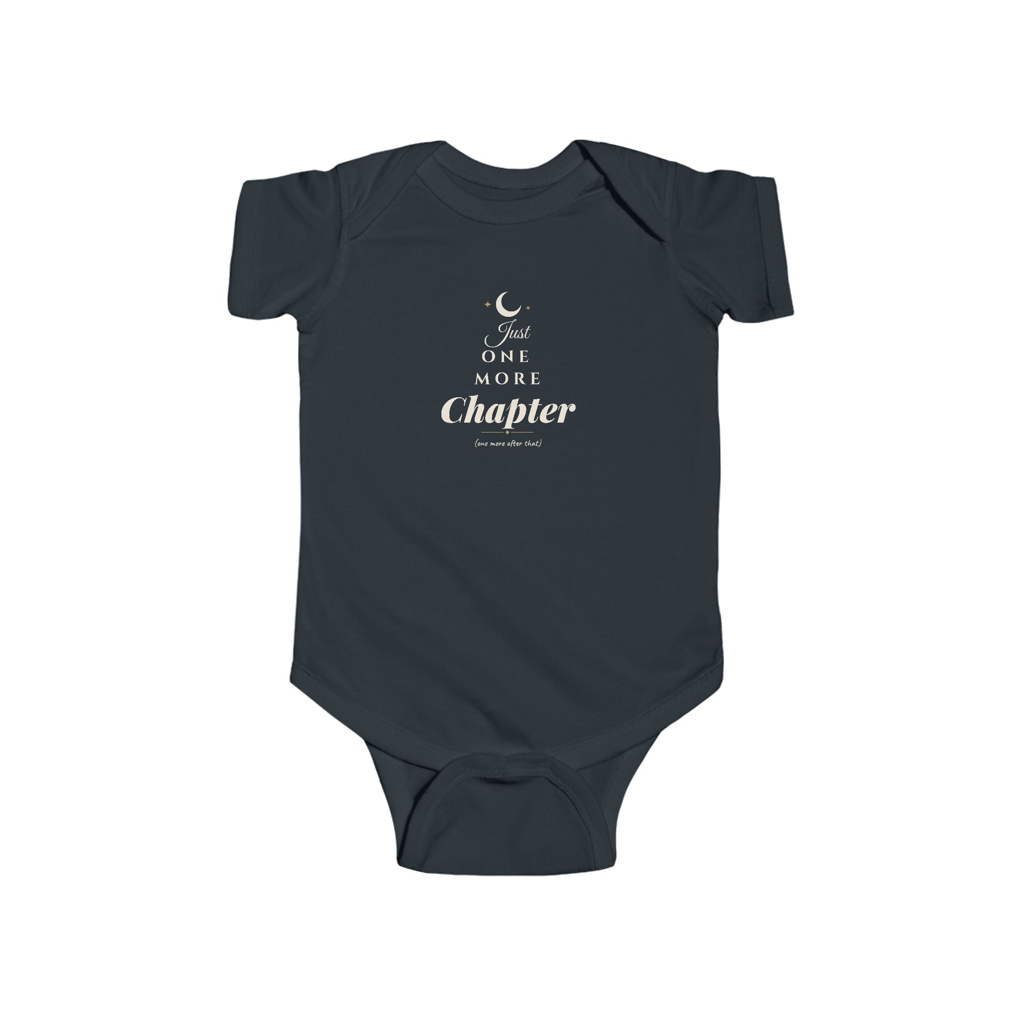 Just One More Chapter Baby Bodysuit
