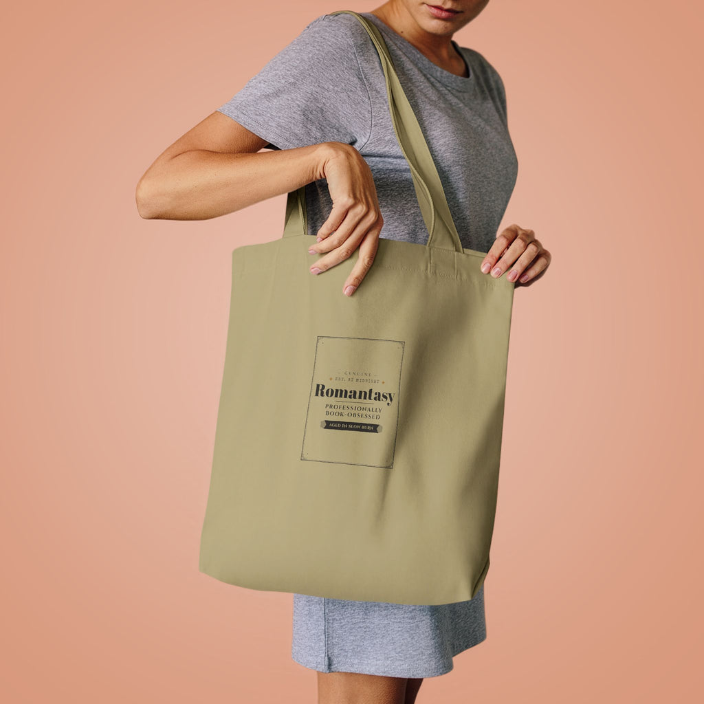 Romantasy Vintage Label Canvas Tote Bag