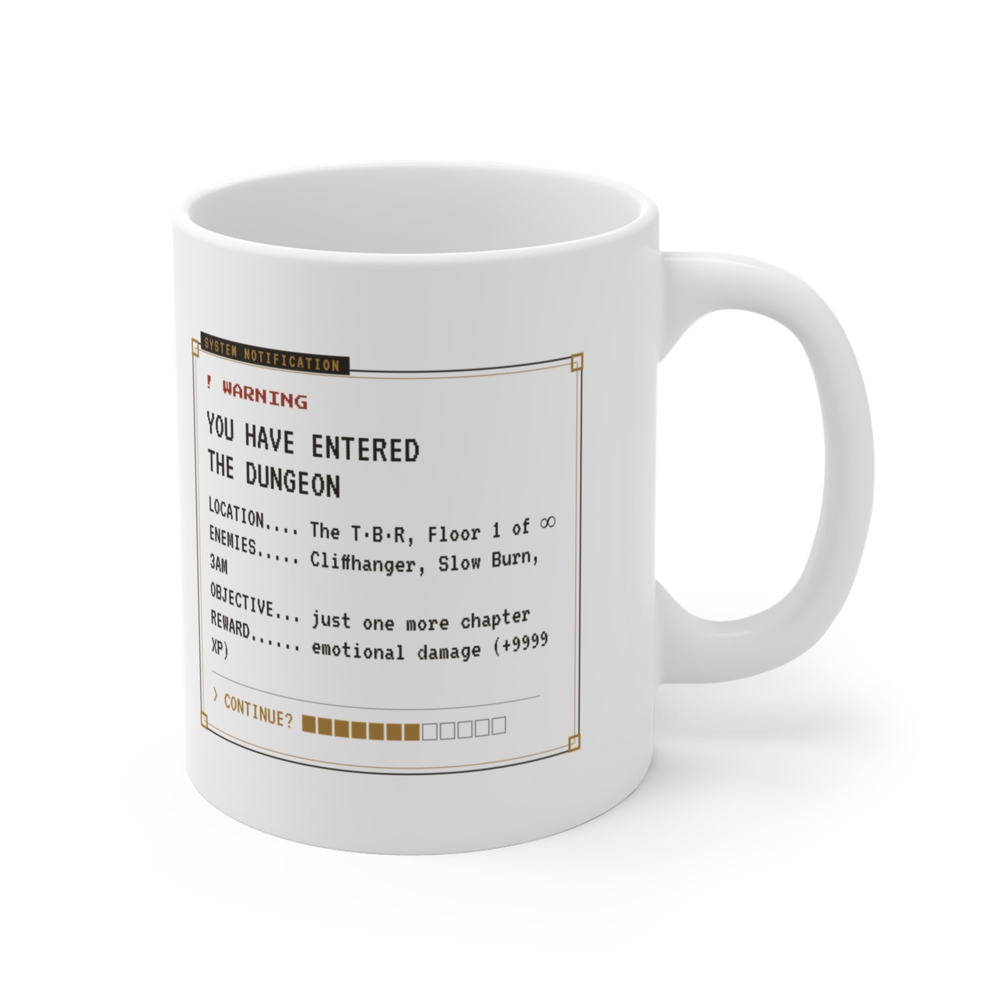 You Have Entered the Dungeon LitRPG Mug