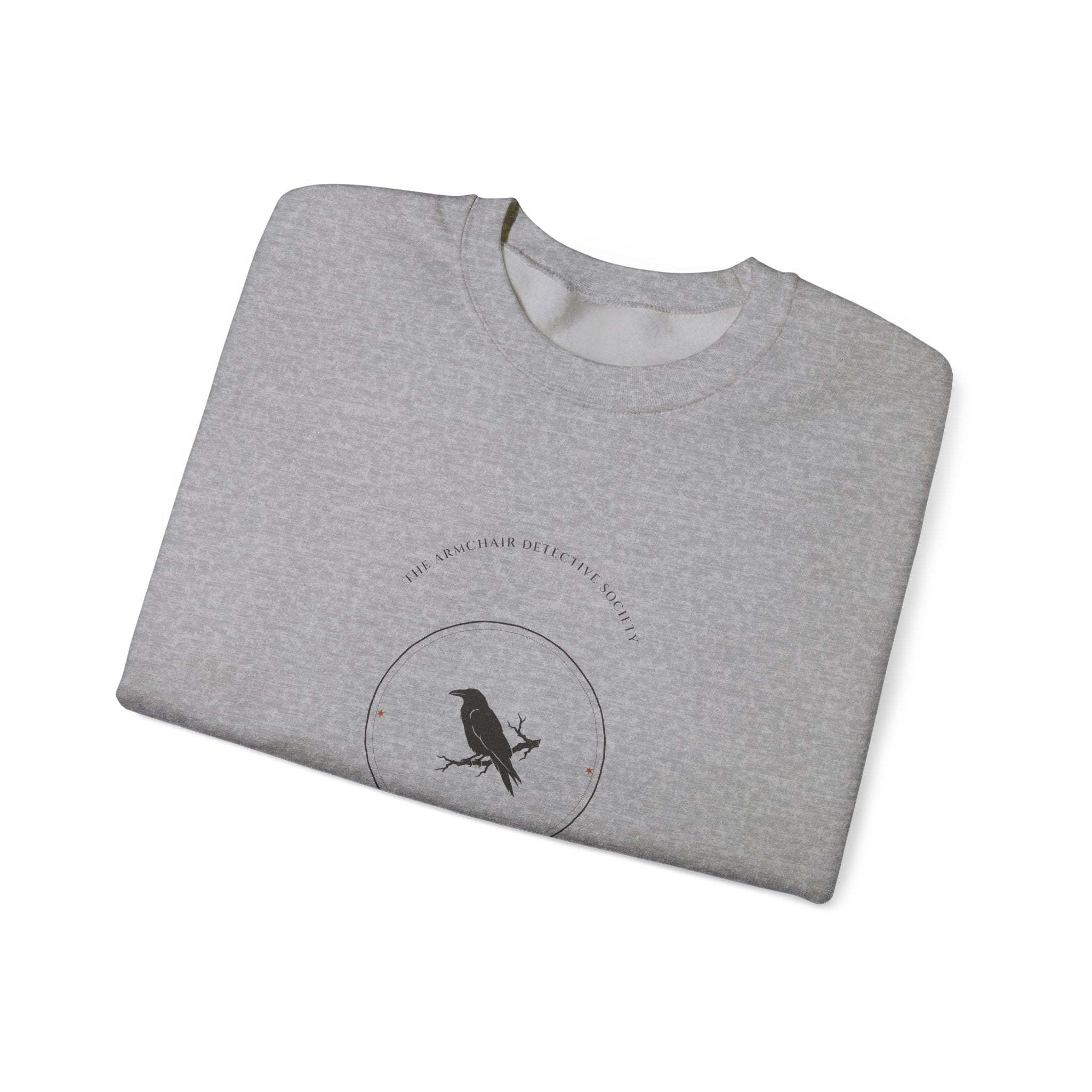 The Armchair Detective Society Mystery Crest Sweatshirt