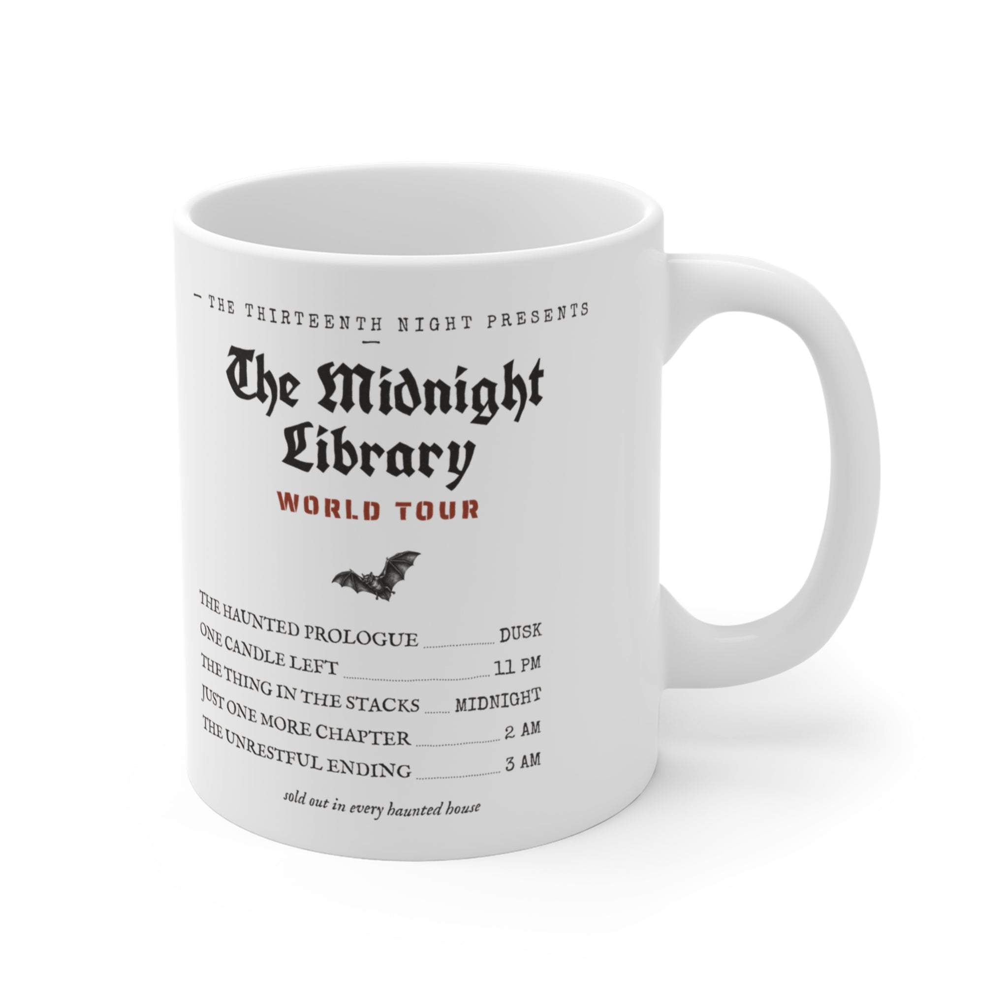 The Midnight Library Gothic Tour Mug