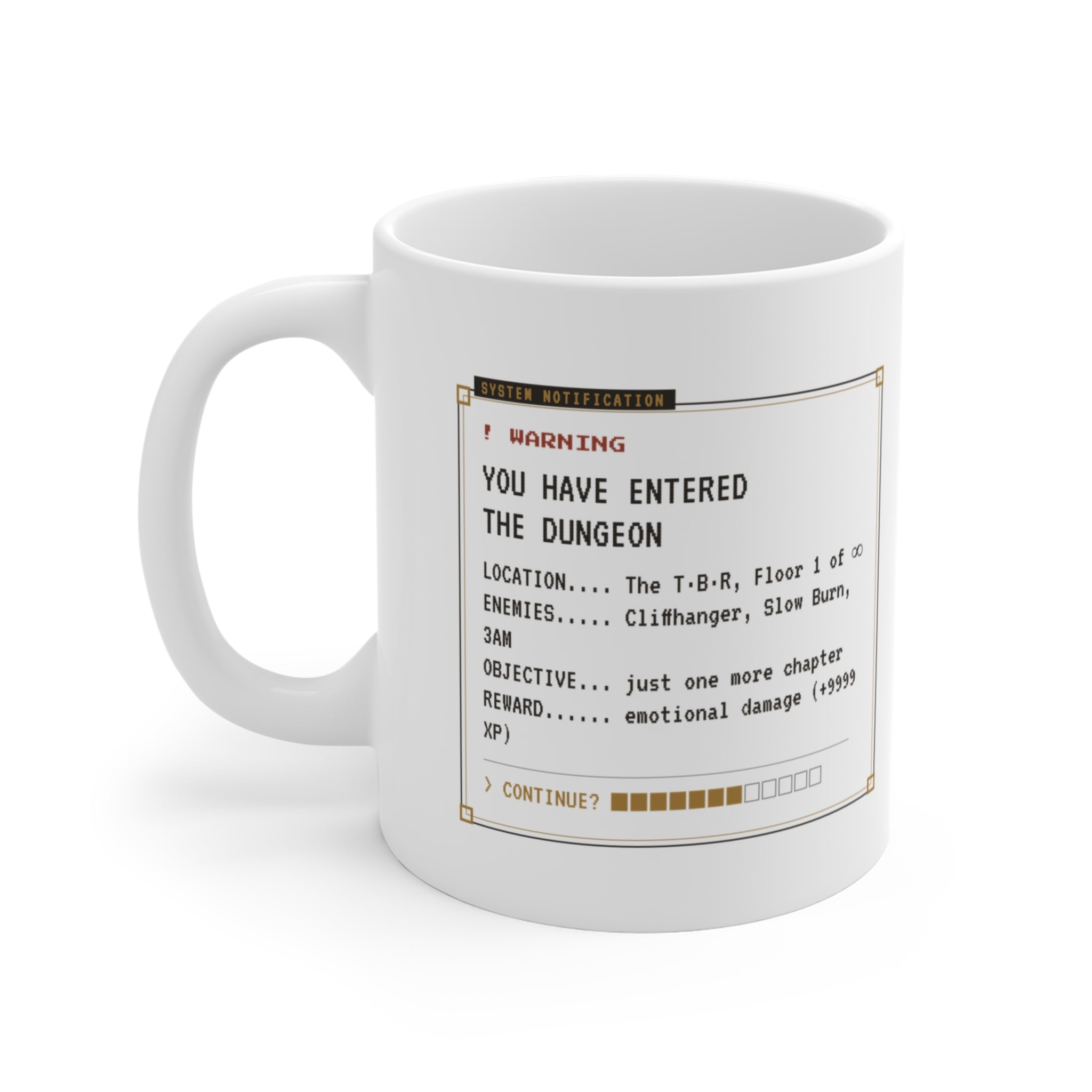 You Have Entered the Dungeon LitRPG Mug