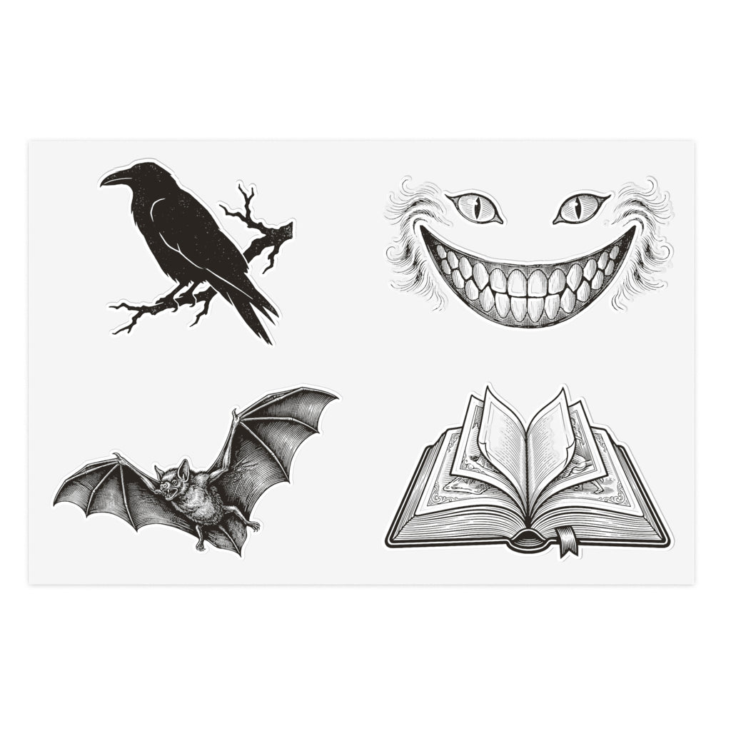 Bookish Motifs Sticker Sheet