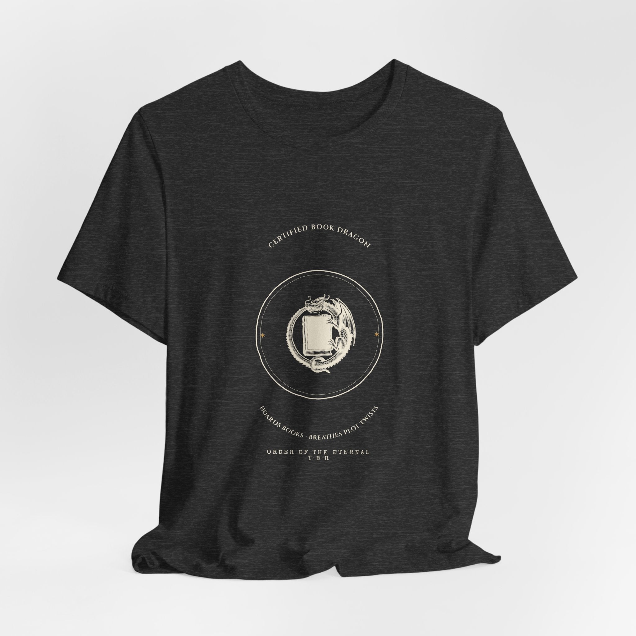 Certified Book Dragon Vintage Crest T-Shirt