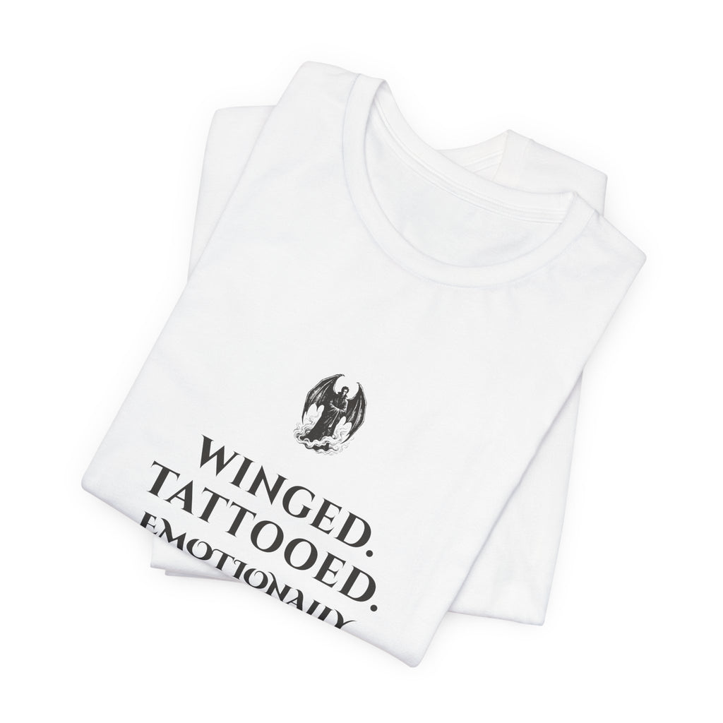 Winged Tattooed Emotionally Unavailable T-Shirt