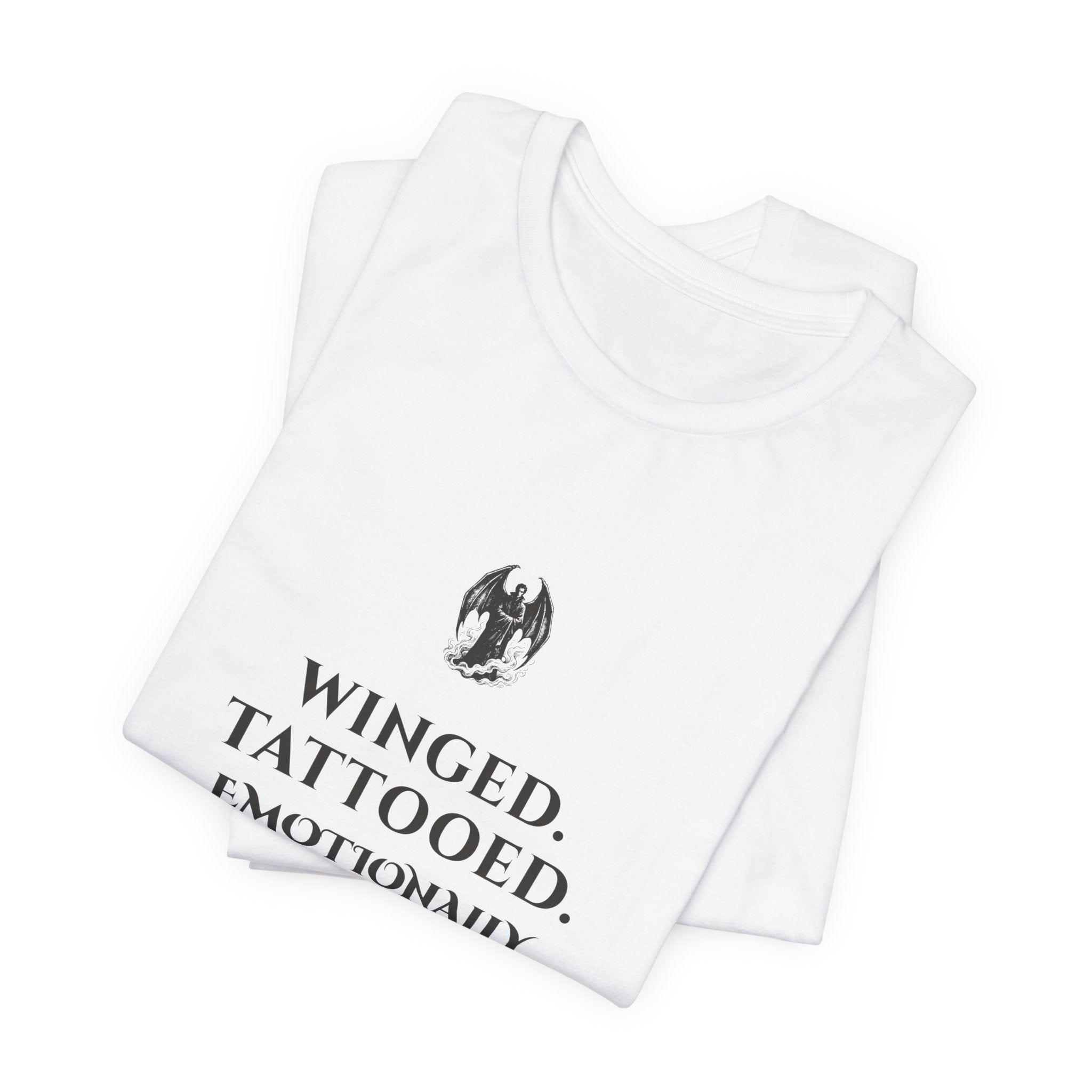 Winged Tattooed Emotionally Unavailable T-Shirt