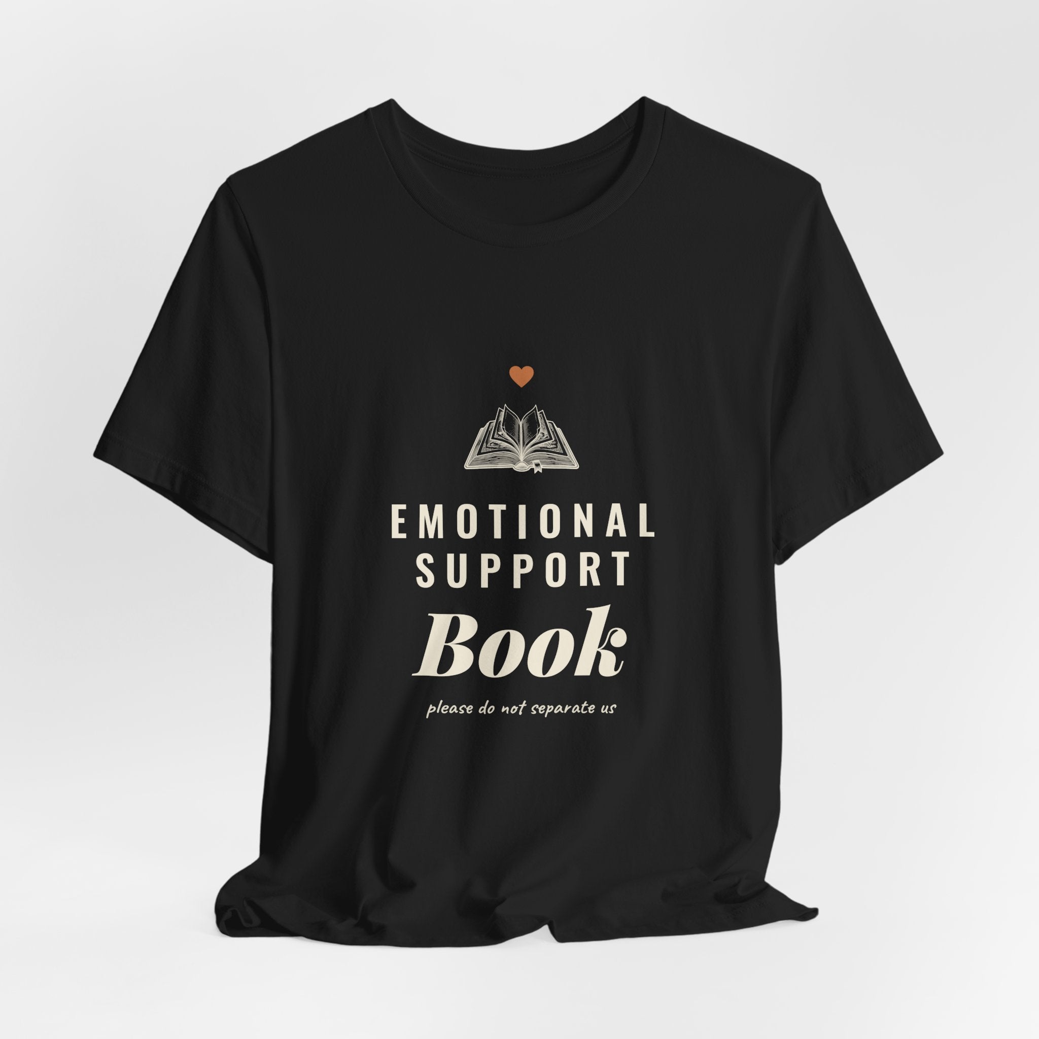 Emotional Support Book T-Shirt