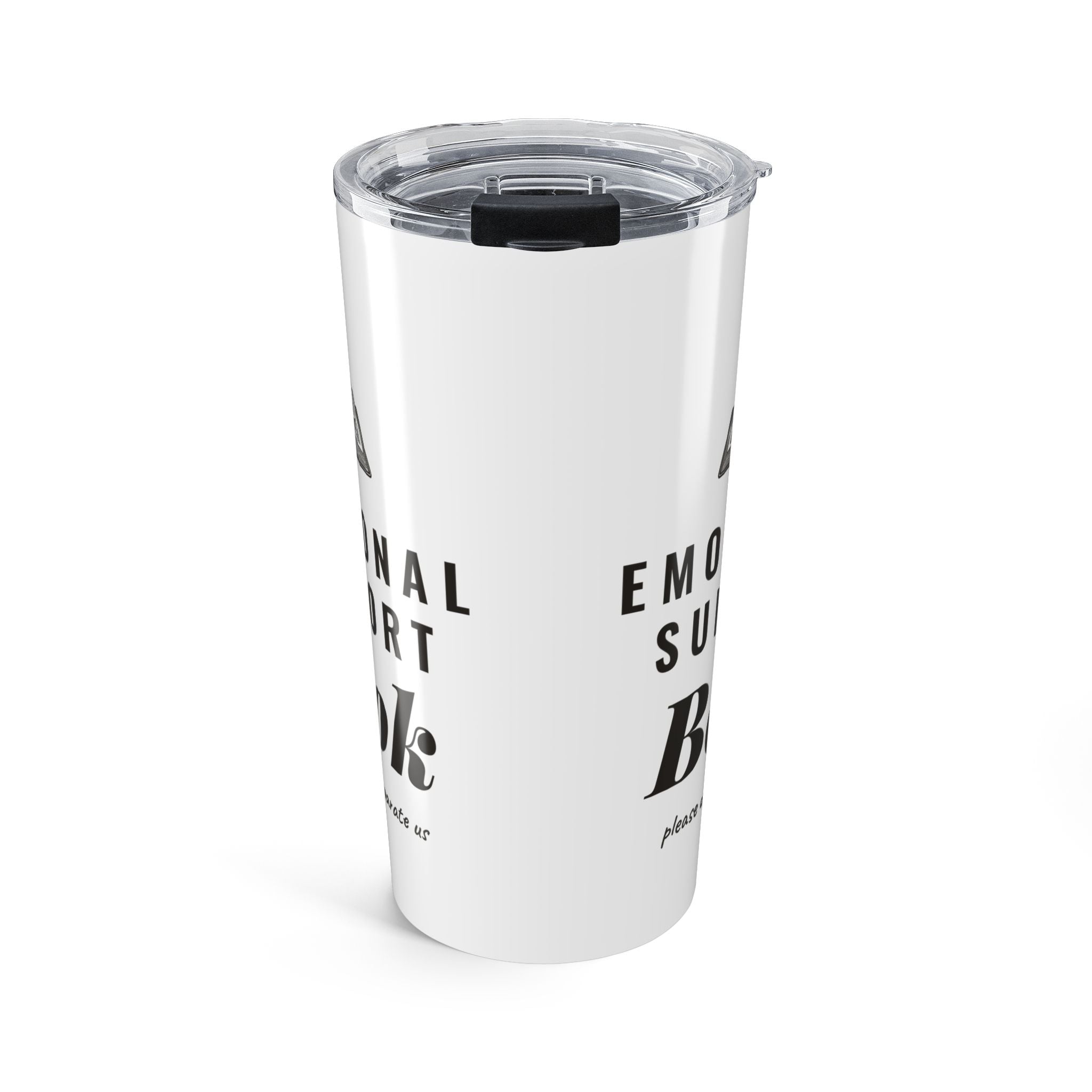 Emotional Support Book Skinny Tumbler