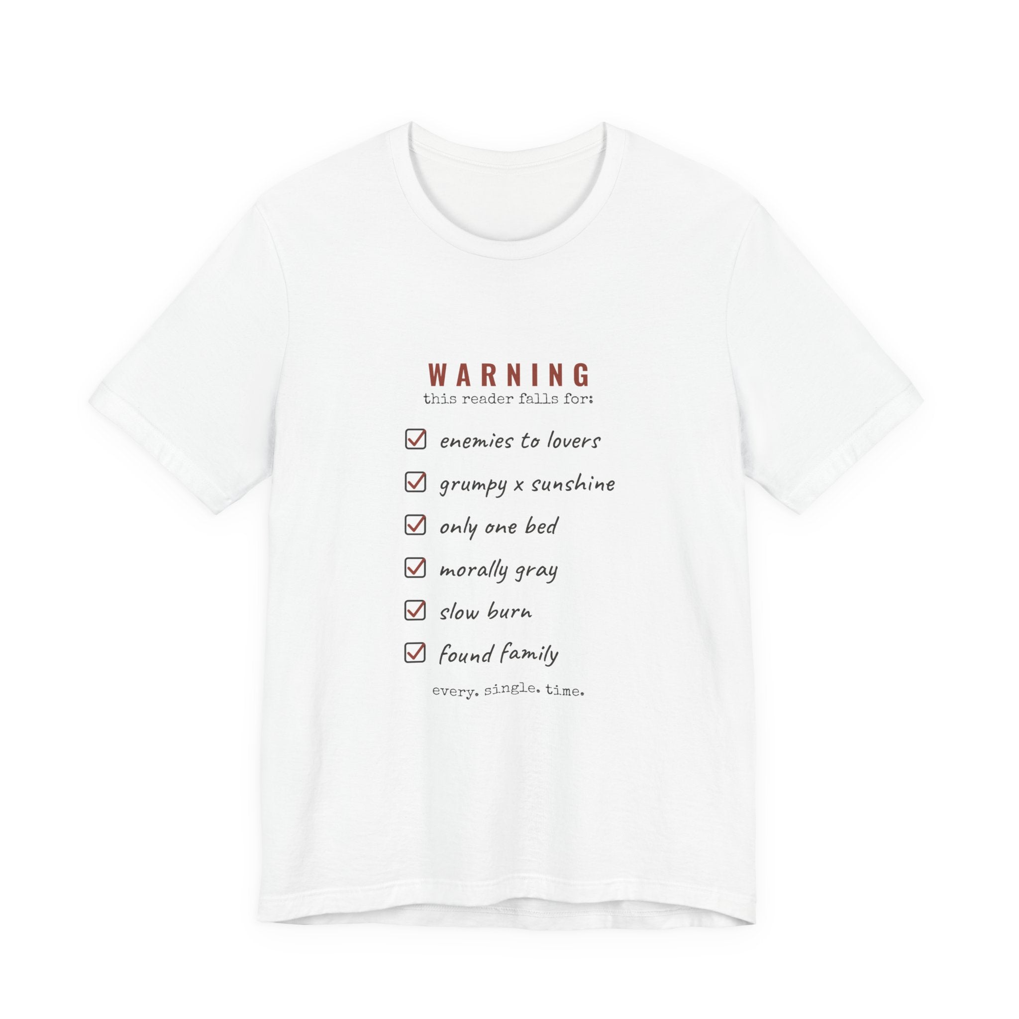 Romance Trope Checklist T-Shirt