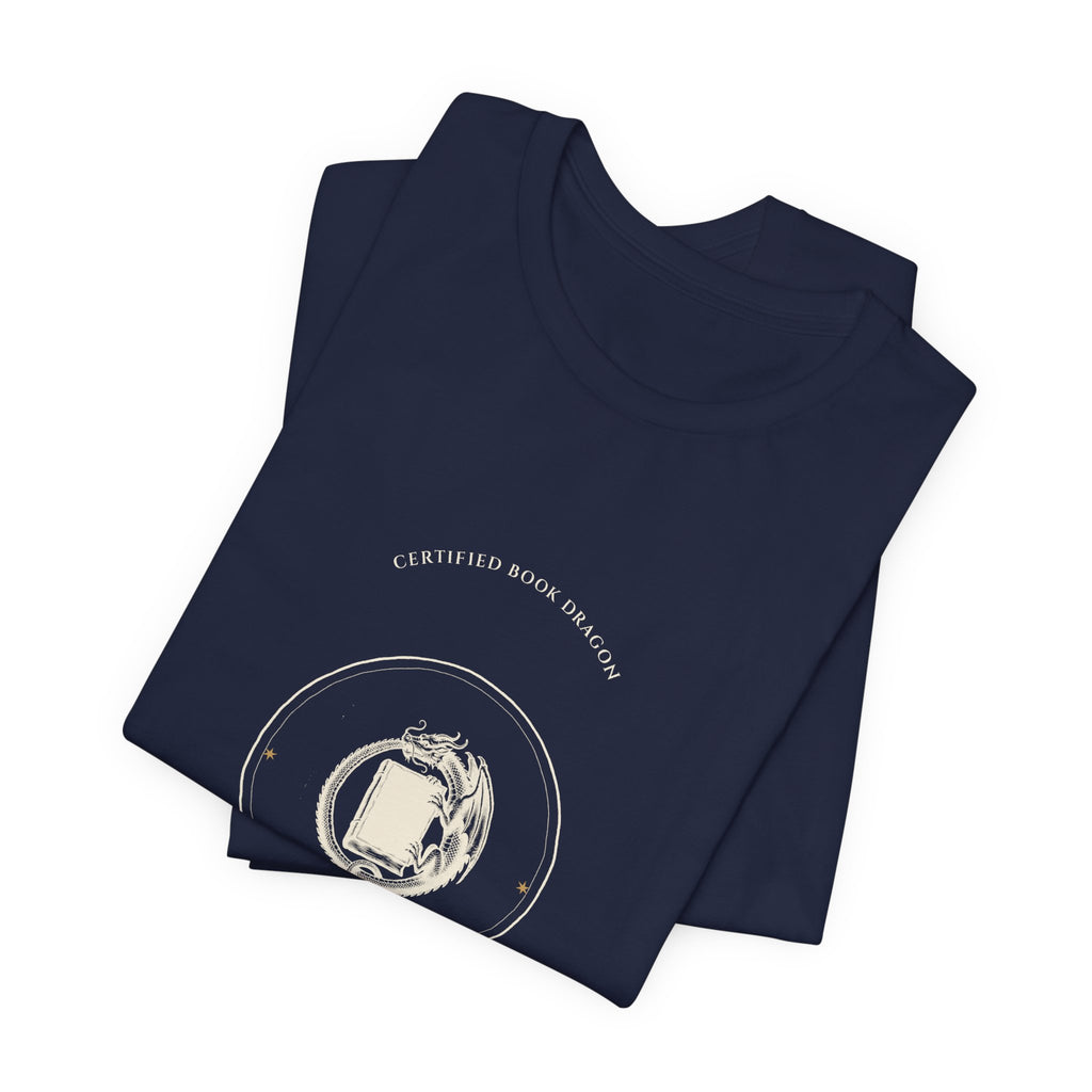Certified Book Dragon Vintage Crest T-Shirt