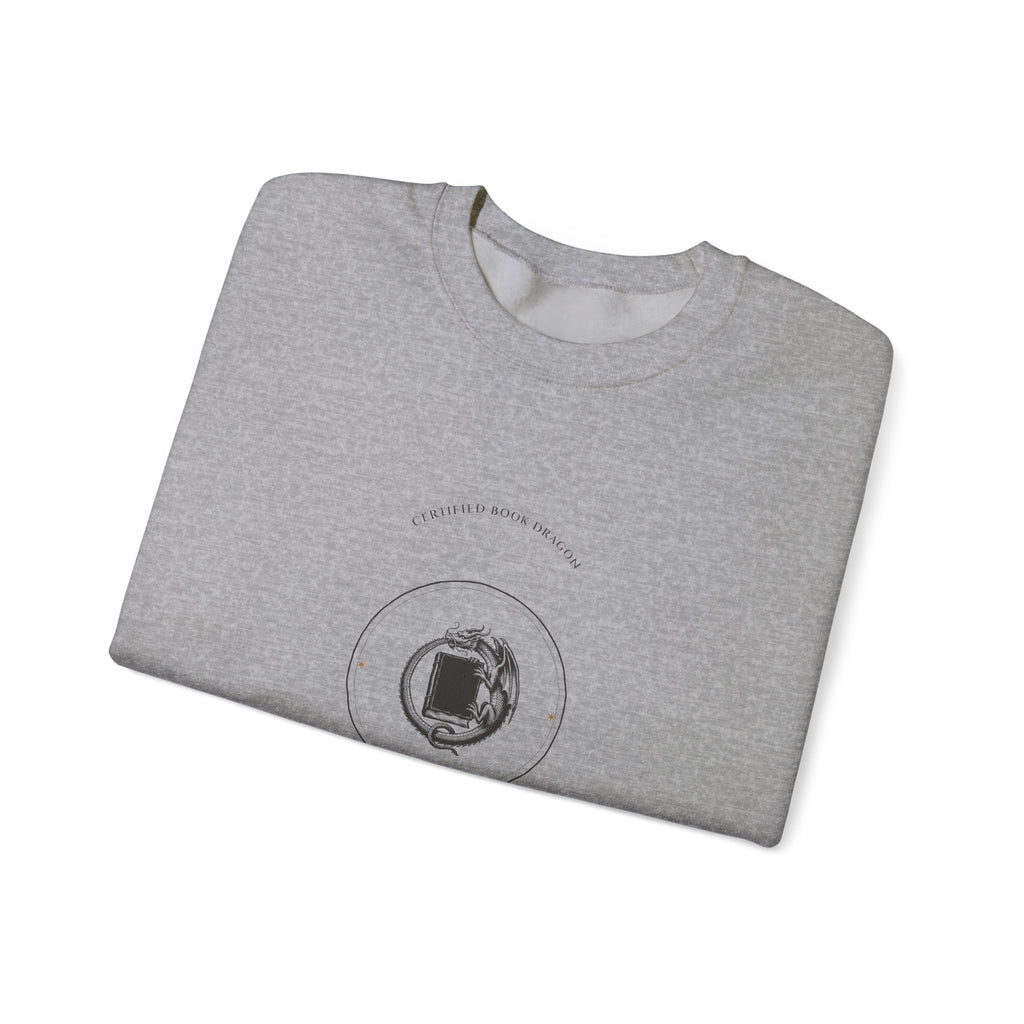 Certified Book Dragon Vintage Crest Sweatshirt